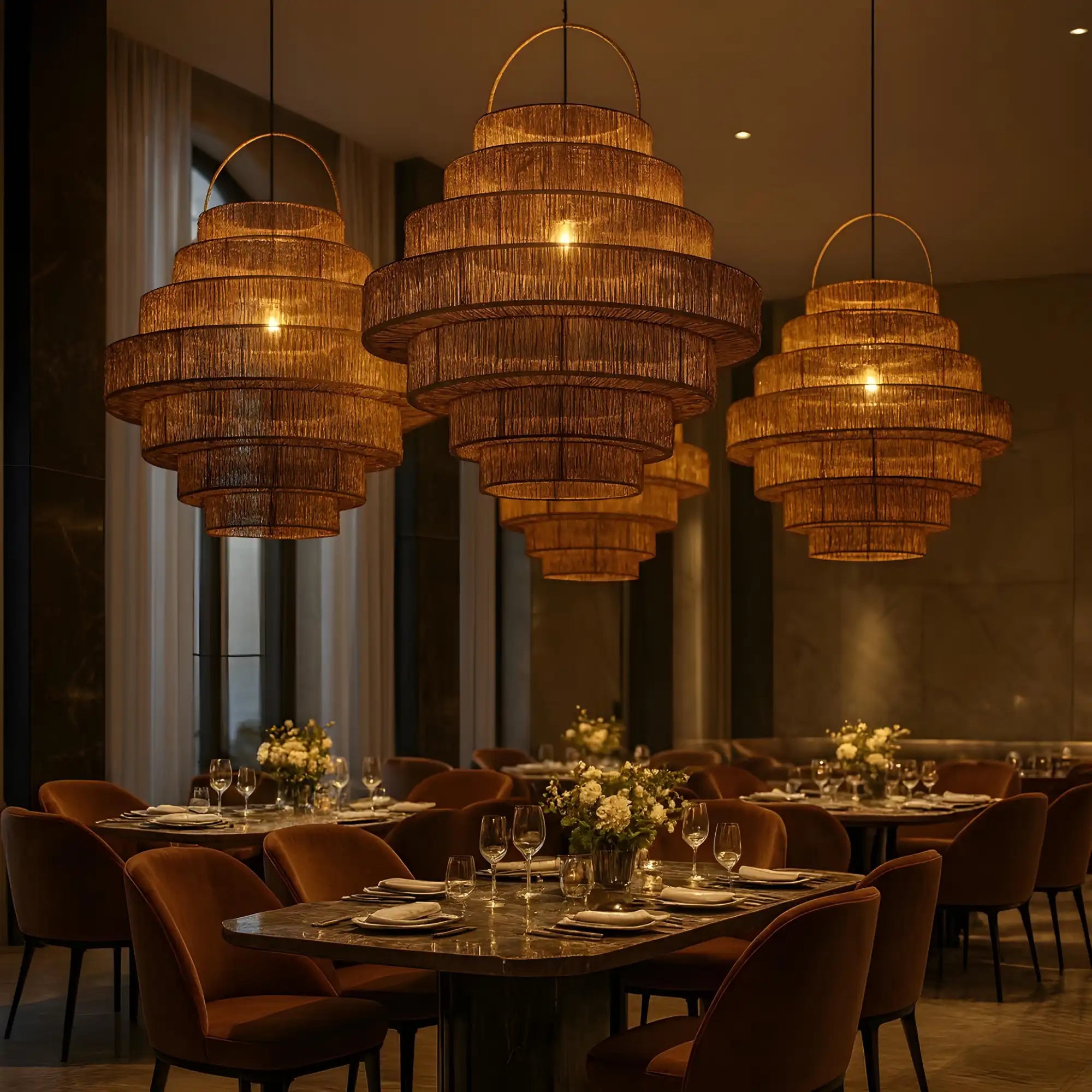 The Beauty of Handwoven Raffia Lamps in Modern Interiors