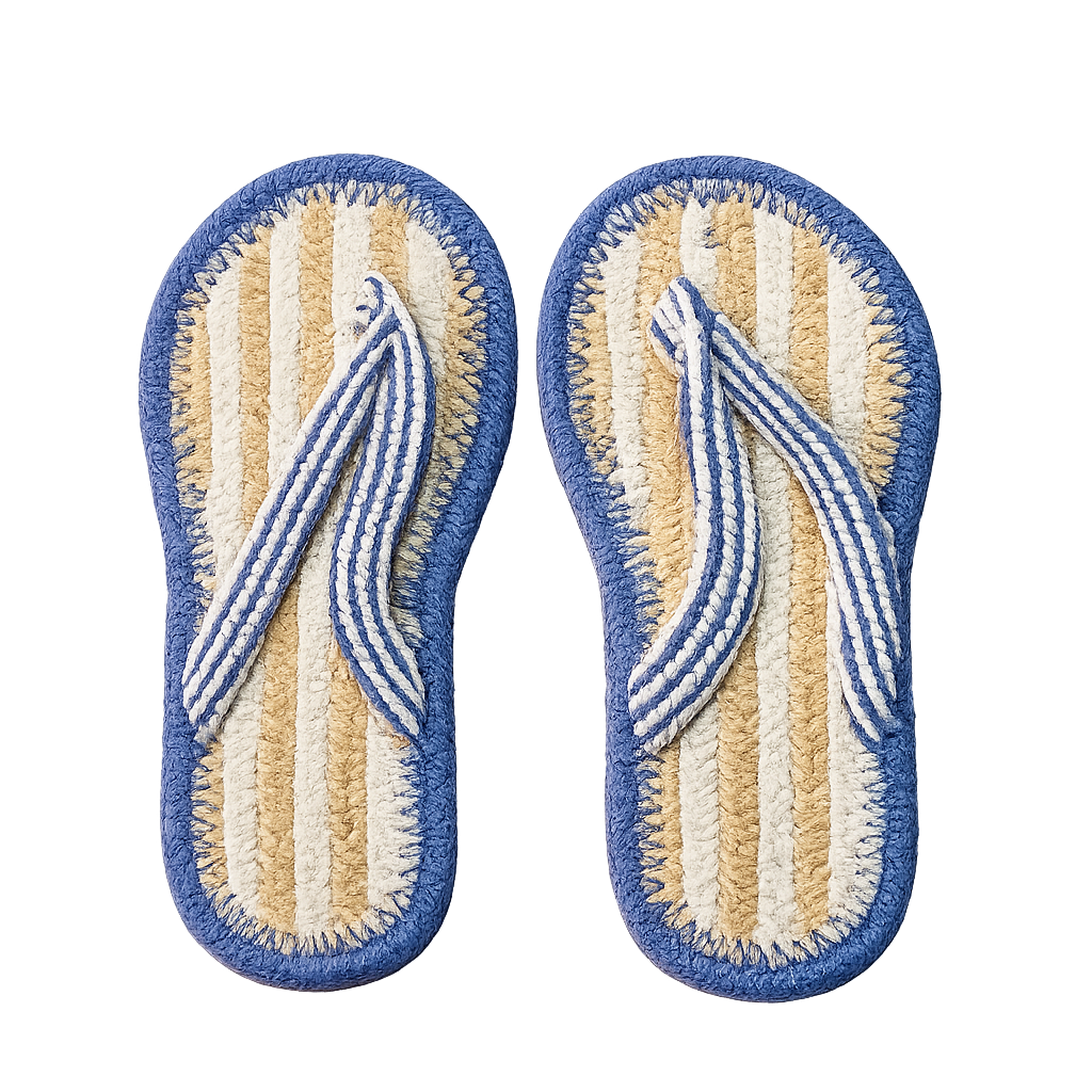 Cotton Slippers for Women & Men | Breathable Anti-Slip Handwoven House Flip Flops