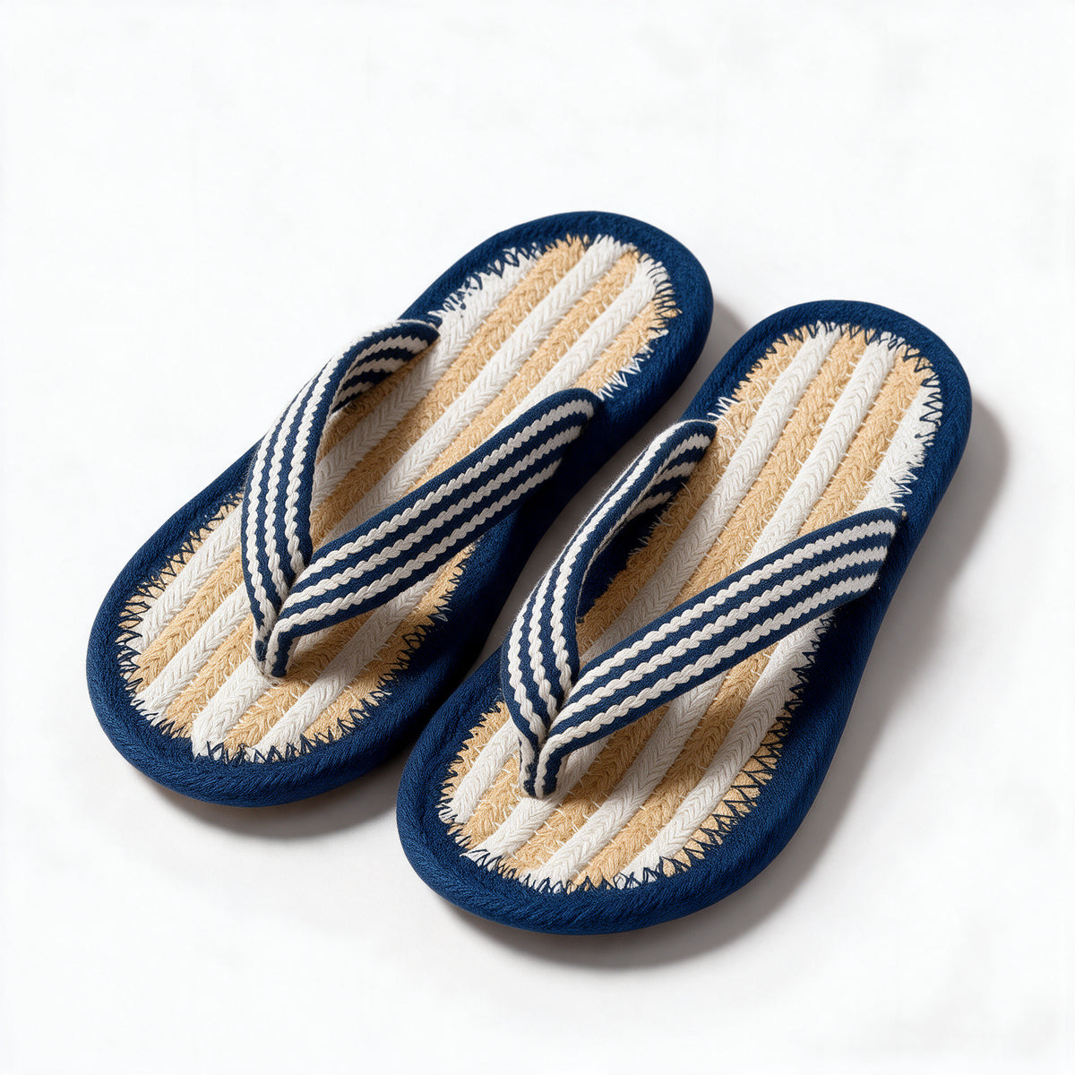 V Strap Cotton Slippers | Multicolor Indoor Slippers