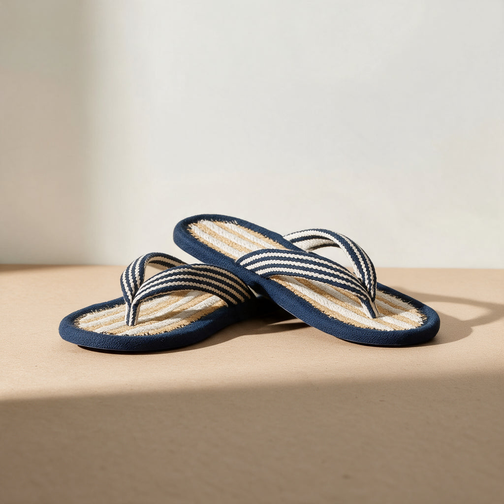 V Strap Cotton Slippers | Multicolor Indoor Slippers