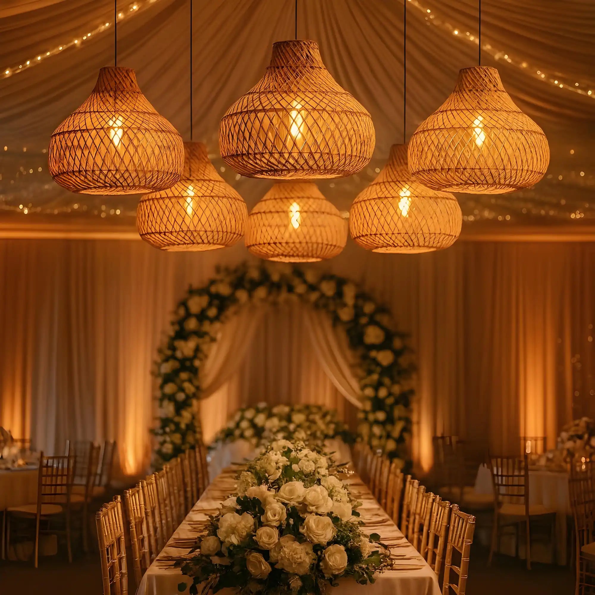 Handmade Bamboo Lamp | Handmade Rattan Light