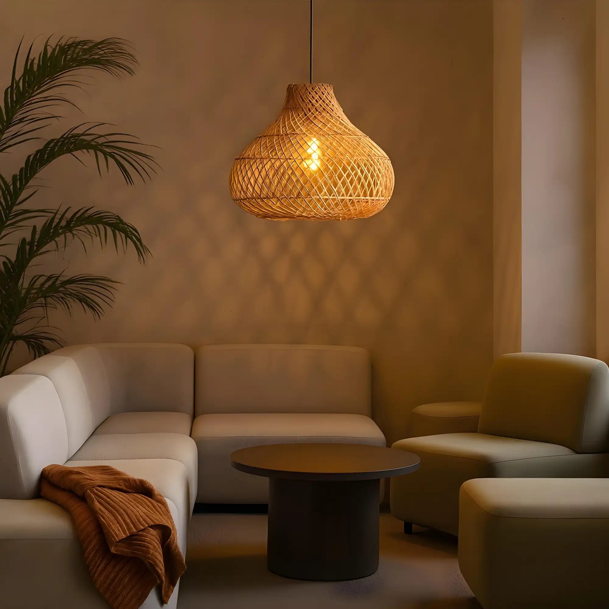 Handmade Bamboo Lamp | Handmade Rattan Light