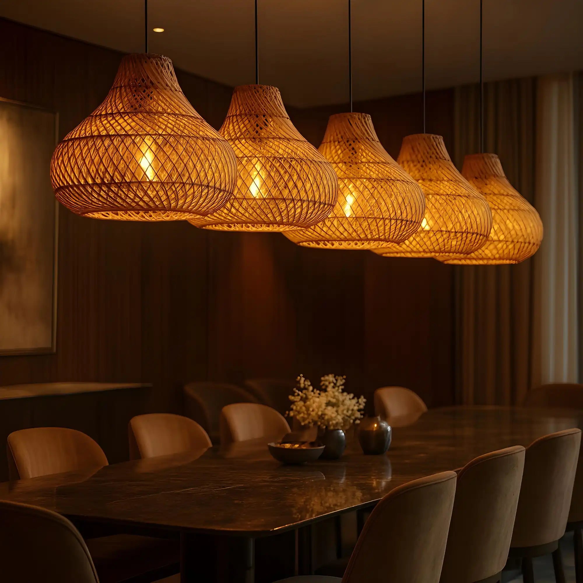 Handmade Bamboo Lamp | Handmade Rattan Light