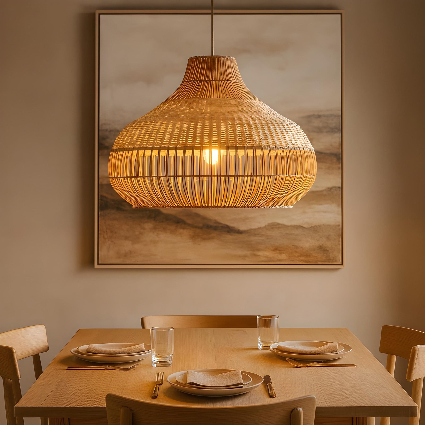 Bamboo Hanging Lamps | Pendant Lamps