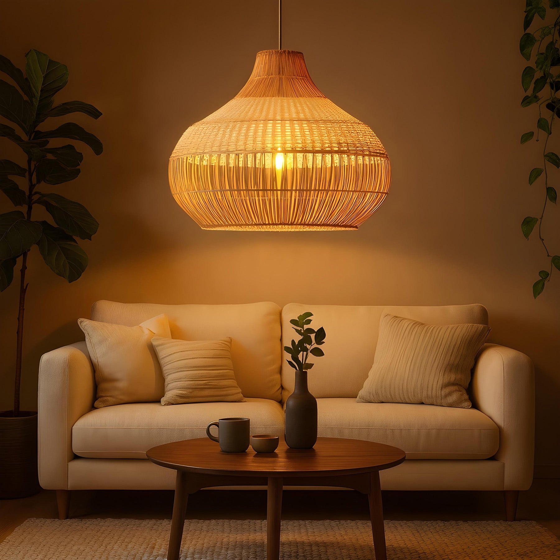 Bamboo Hanging Lamps | Pendant Lamps