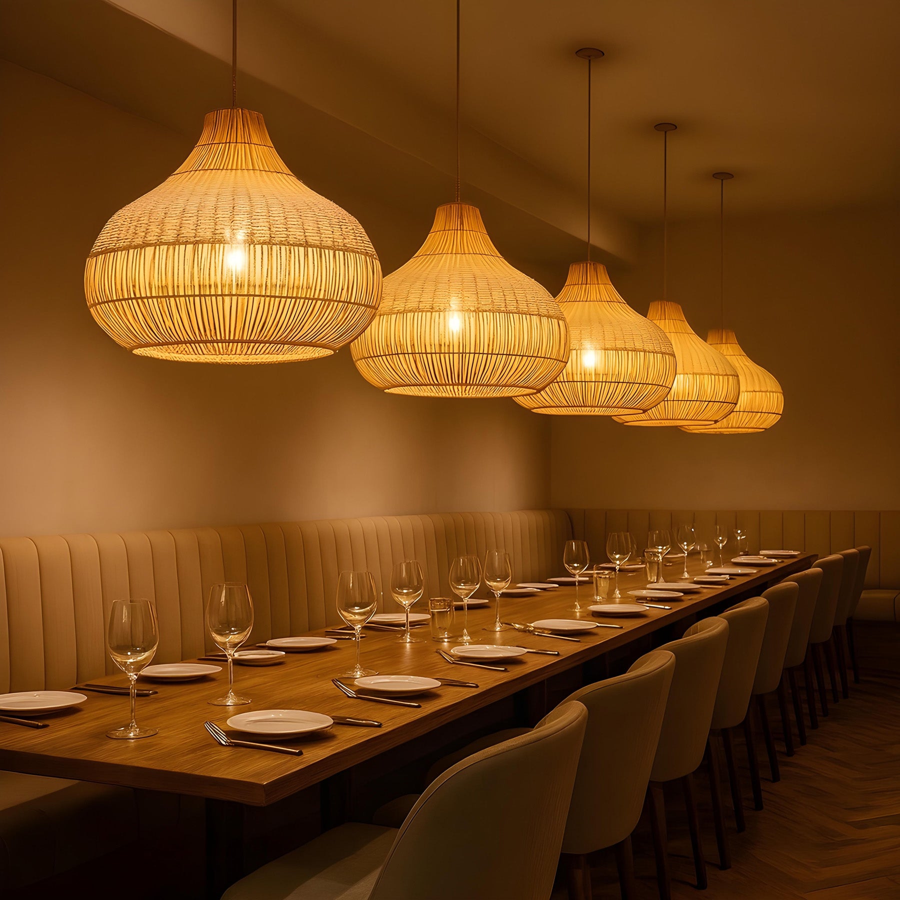 Bamboo Hanging Lamps | Pendant Lamps