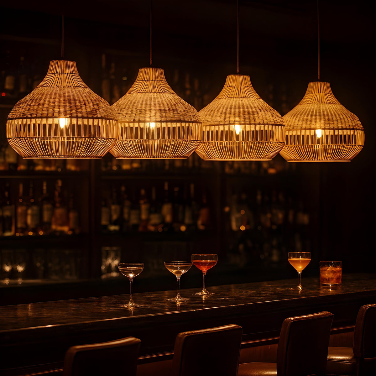 Bamboo Hanging Lamps | Pendant Lamps