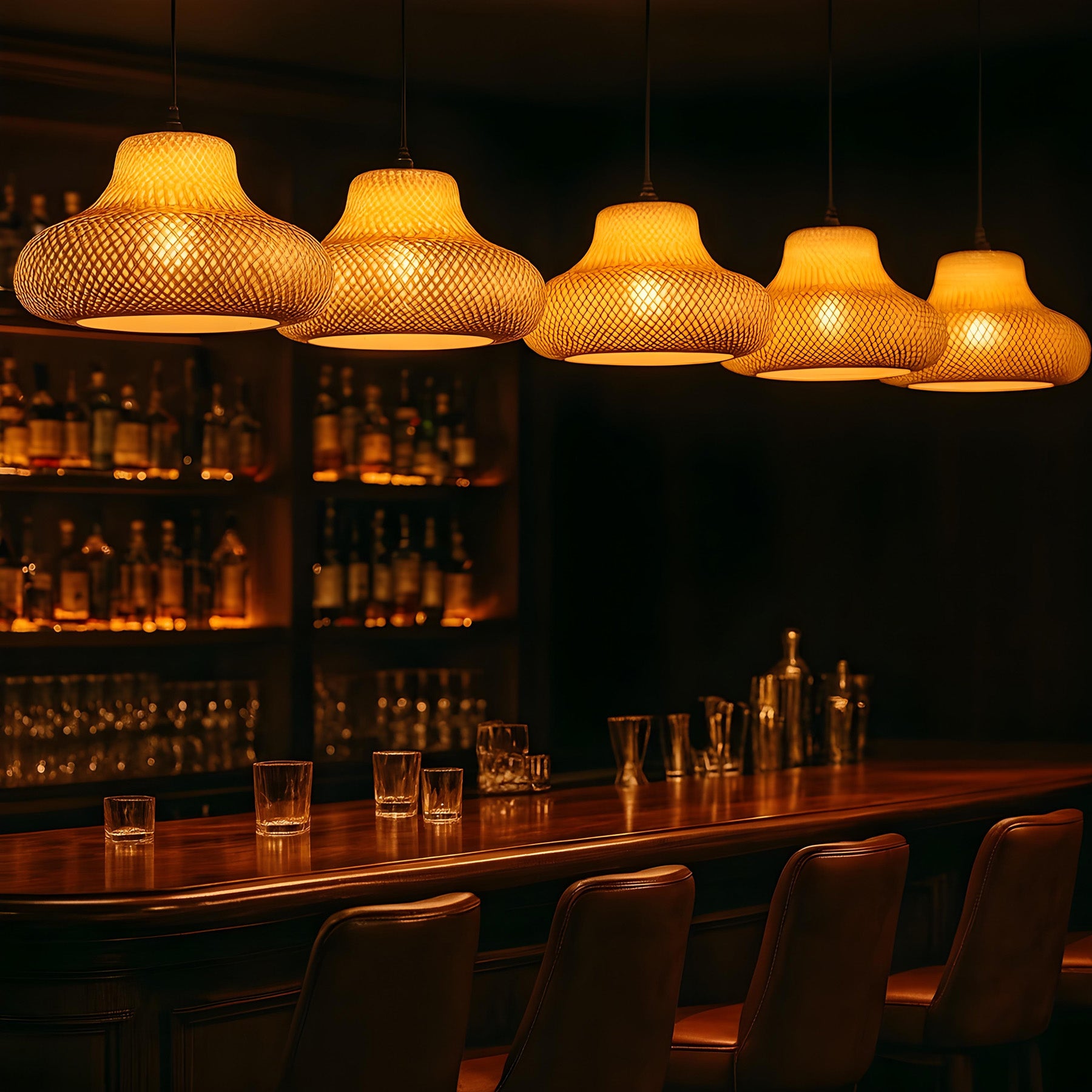 Bamboo Pendant Lamp | Handicraft Hanging Light