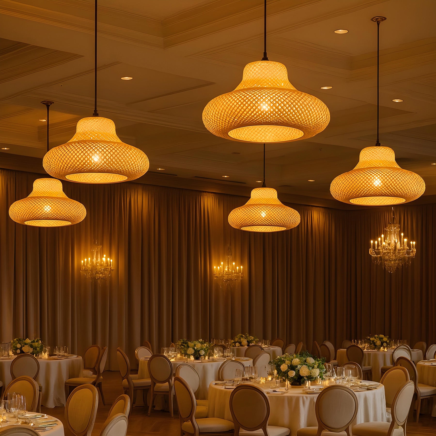 Bamboo Pendant Lamp | Handicraft Hanging Light