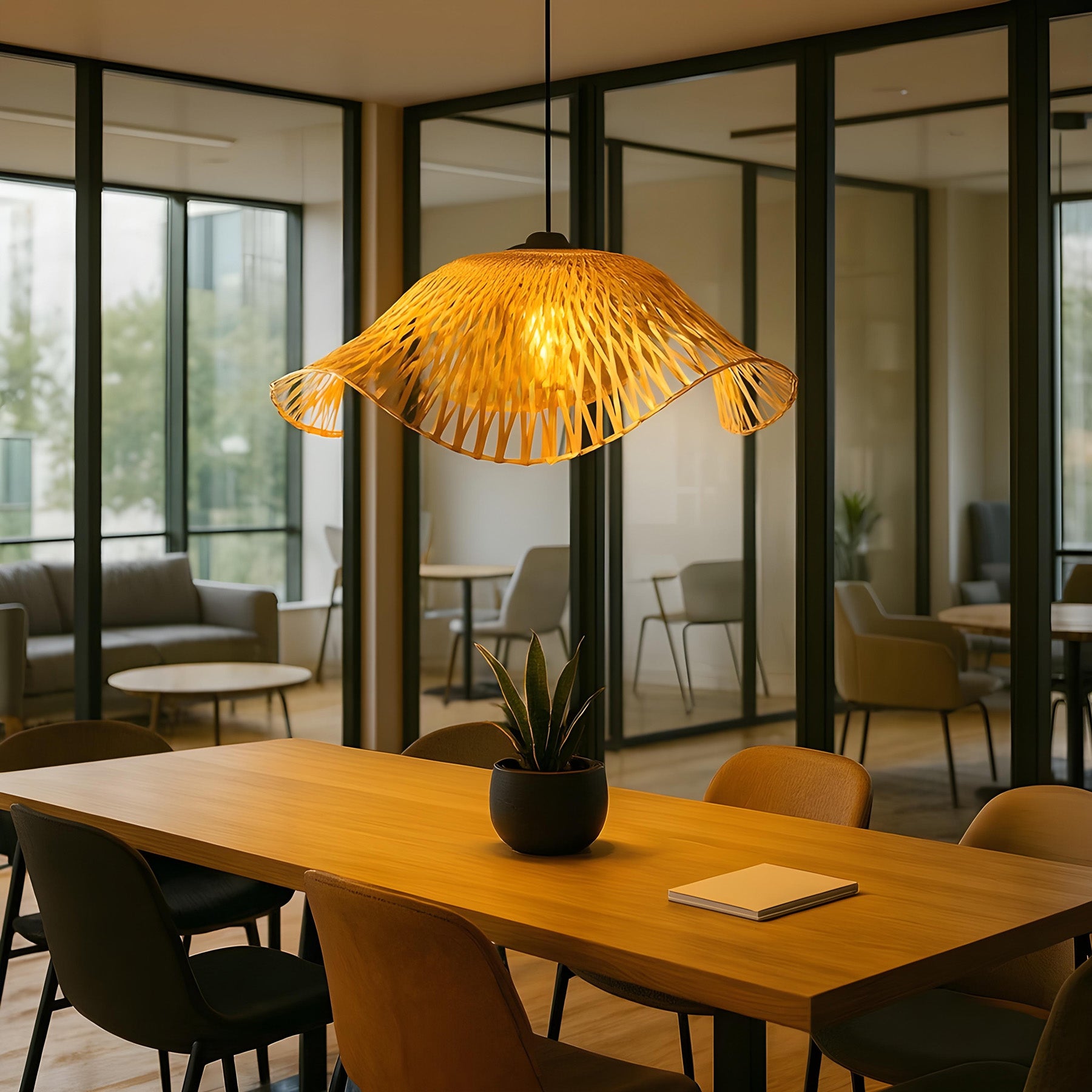 Bamboo Ceiling Lamp | Handicraft Lamp Shade