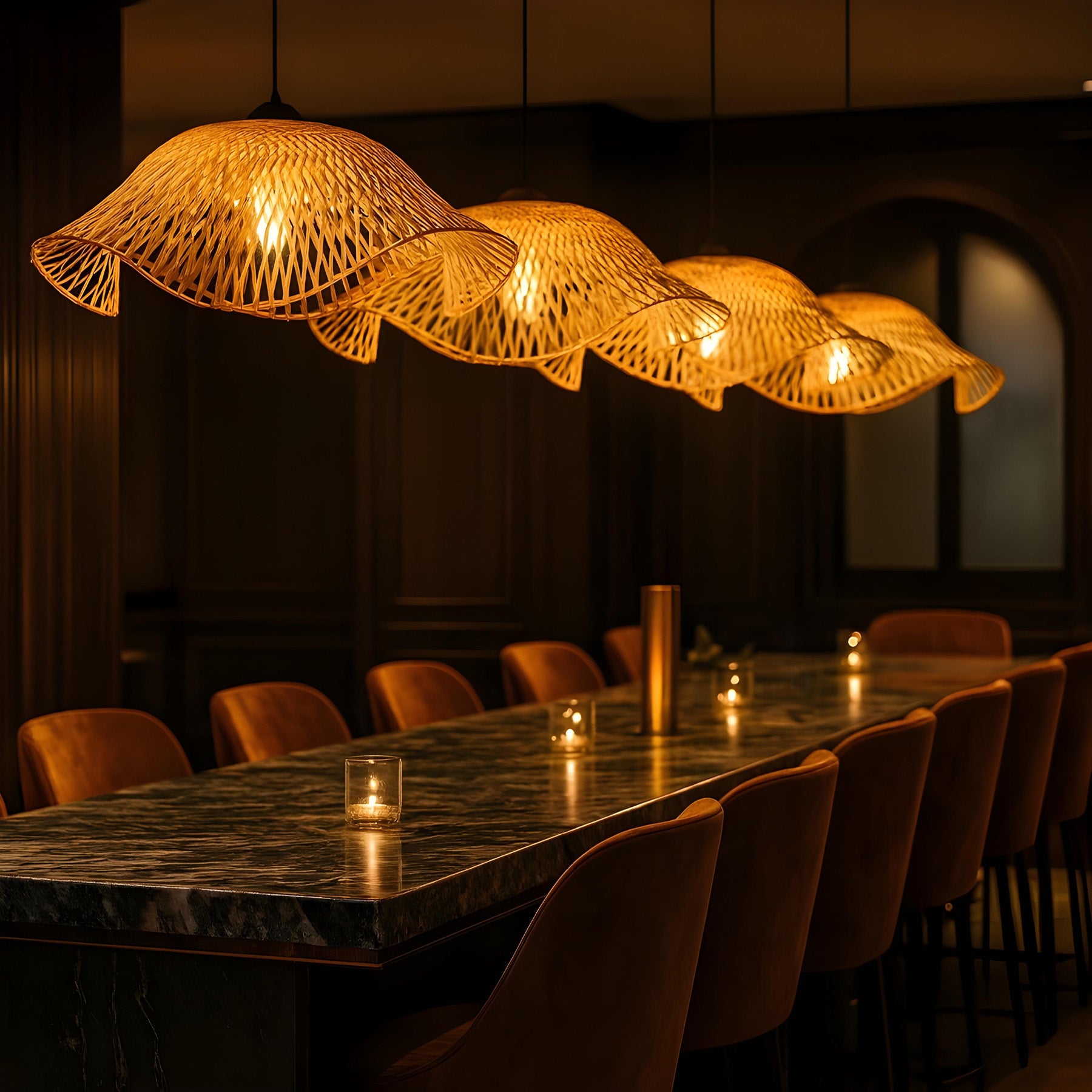 Bamboo Ceiling Lamp | Handicraft Lamp Shade