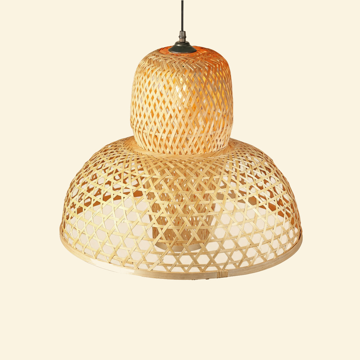 Handicraft Bamboo Lamp | Hanging Pendant Light