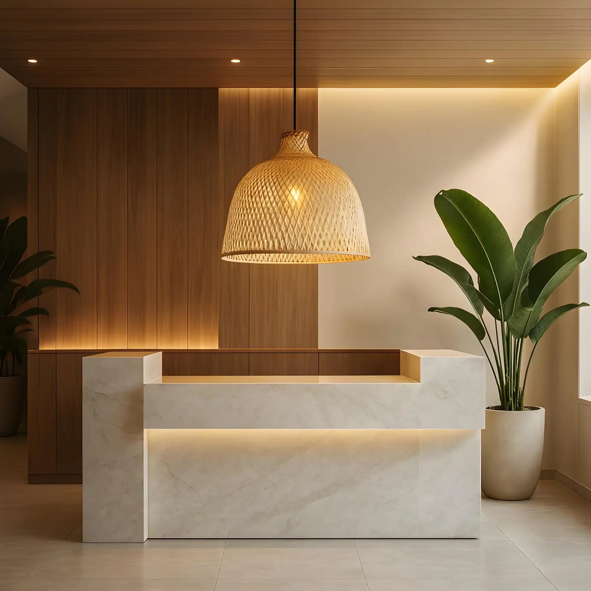 Handmade Bamboo Hanging Lamp