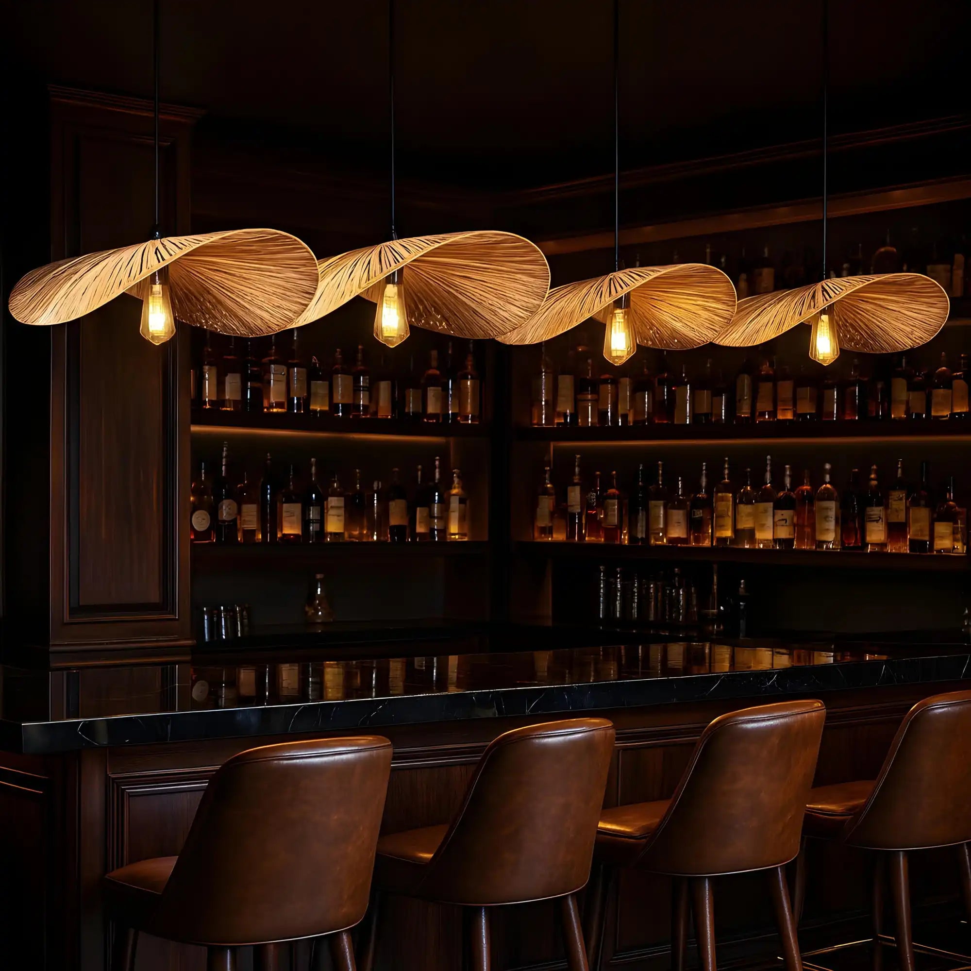 Handmade Cane Lamp | Bamboo Pendant Lamp