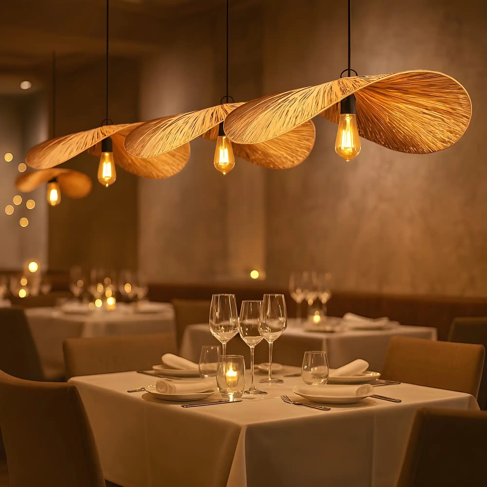 Handmade Cane Lamp | Bamboo Pendant Lamp