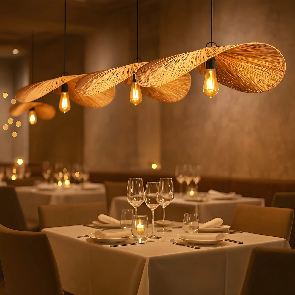 Handmade Cane Lamp | Bamboo Pendant Lamp