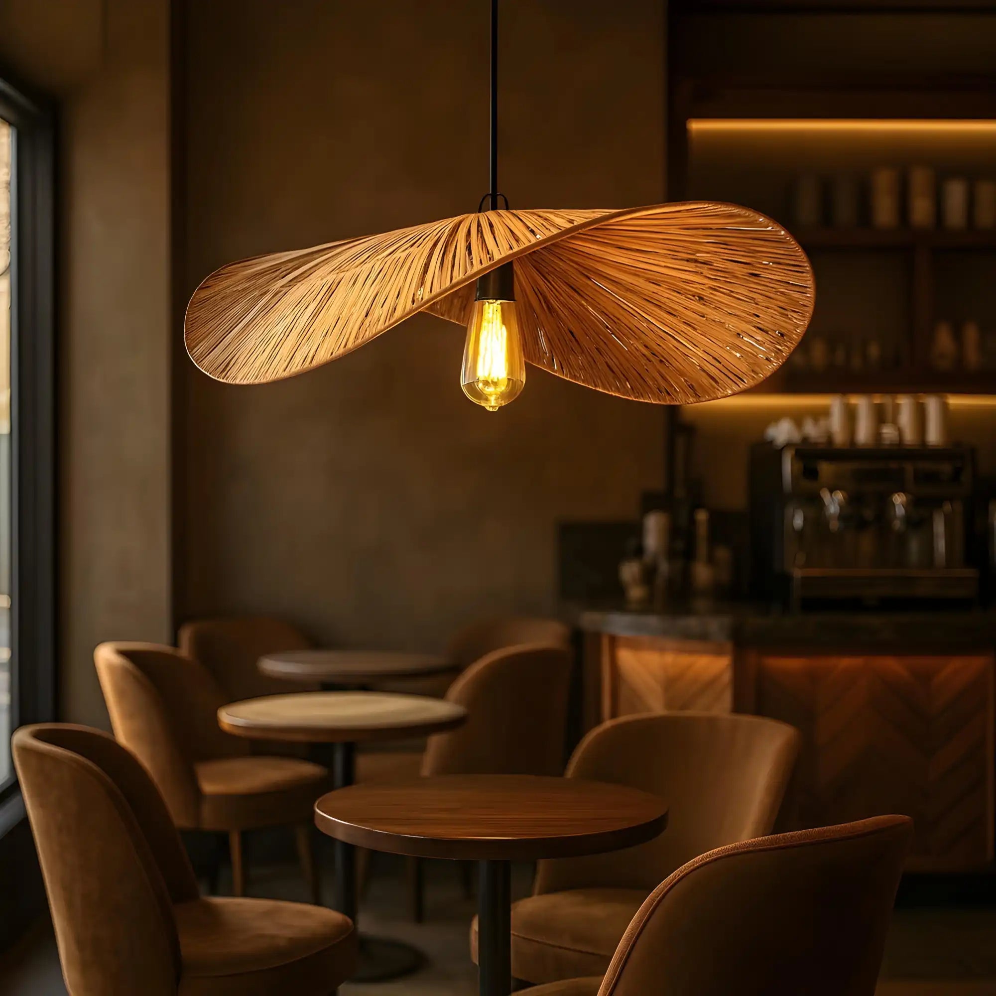 Handmade Cane Lamp | Bamboo Pendant Lamp