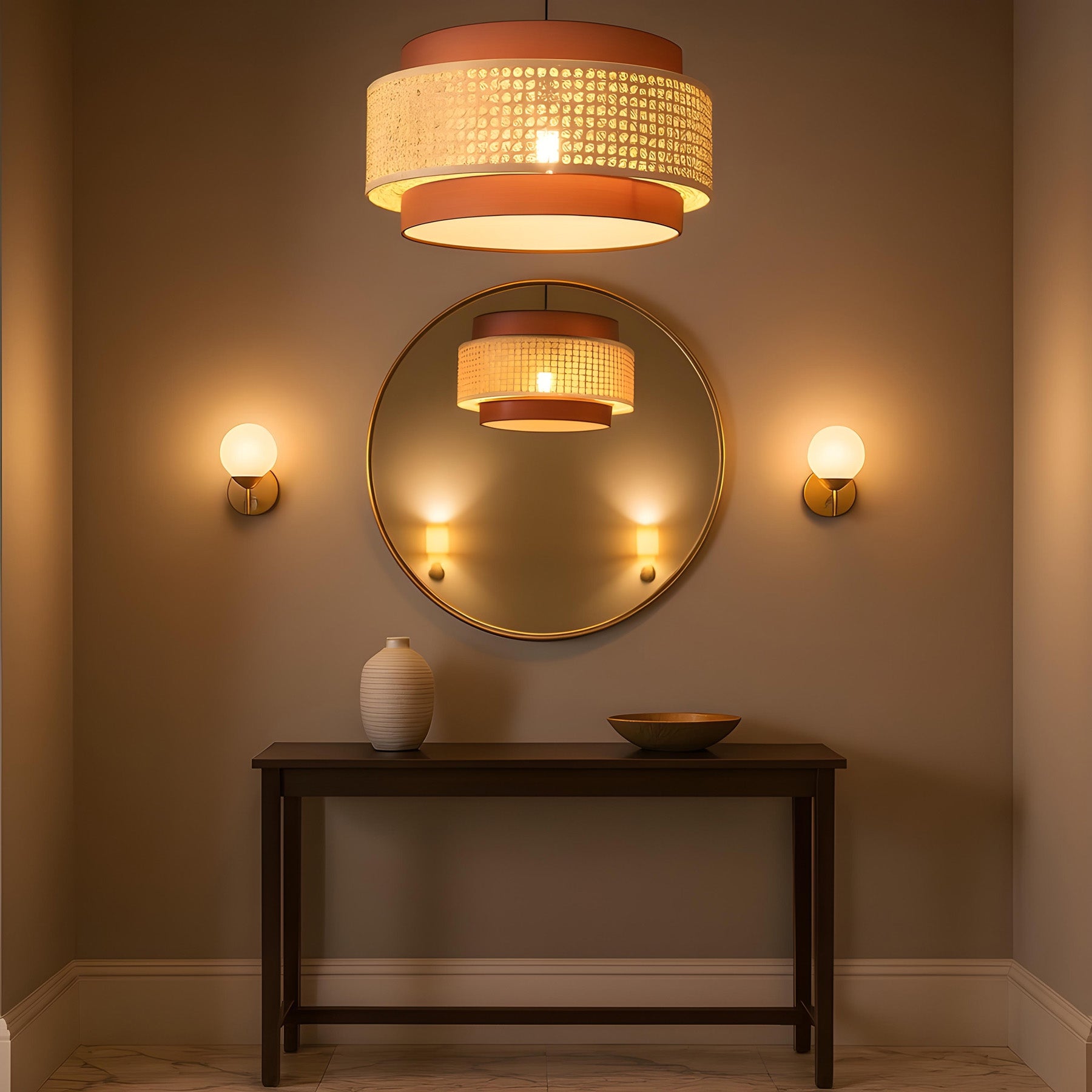 Cane Webbing Lamp | Cane Pendant Lamps