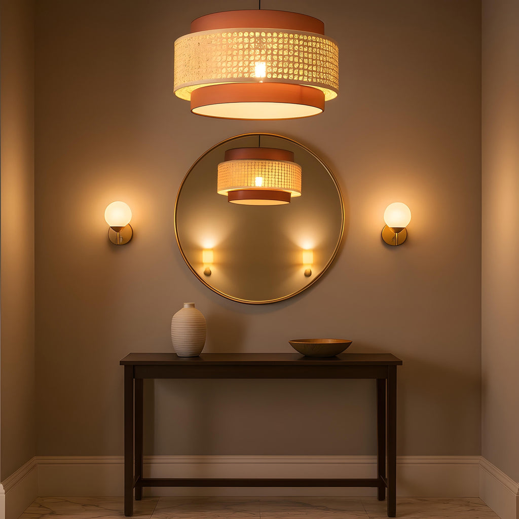 Cane Webbing Lamp | Cane Pendant Lamps