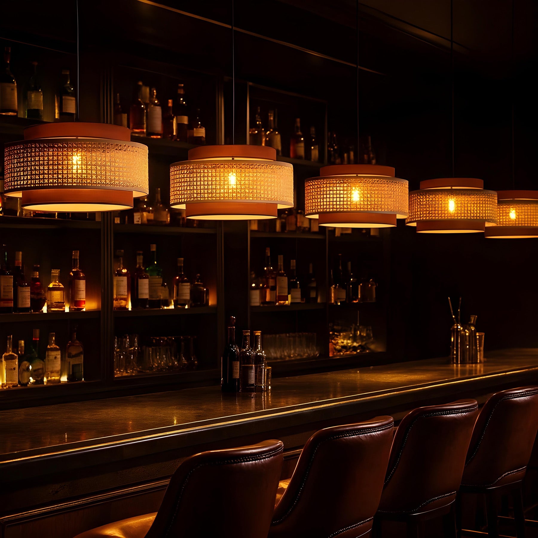 Cane Webbing Lamp | Cane Pendant Lamps