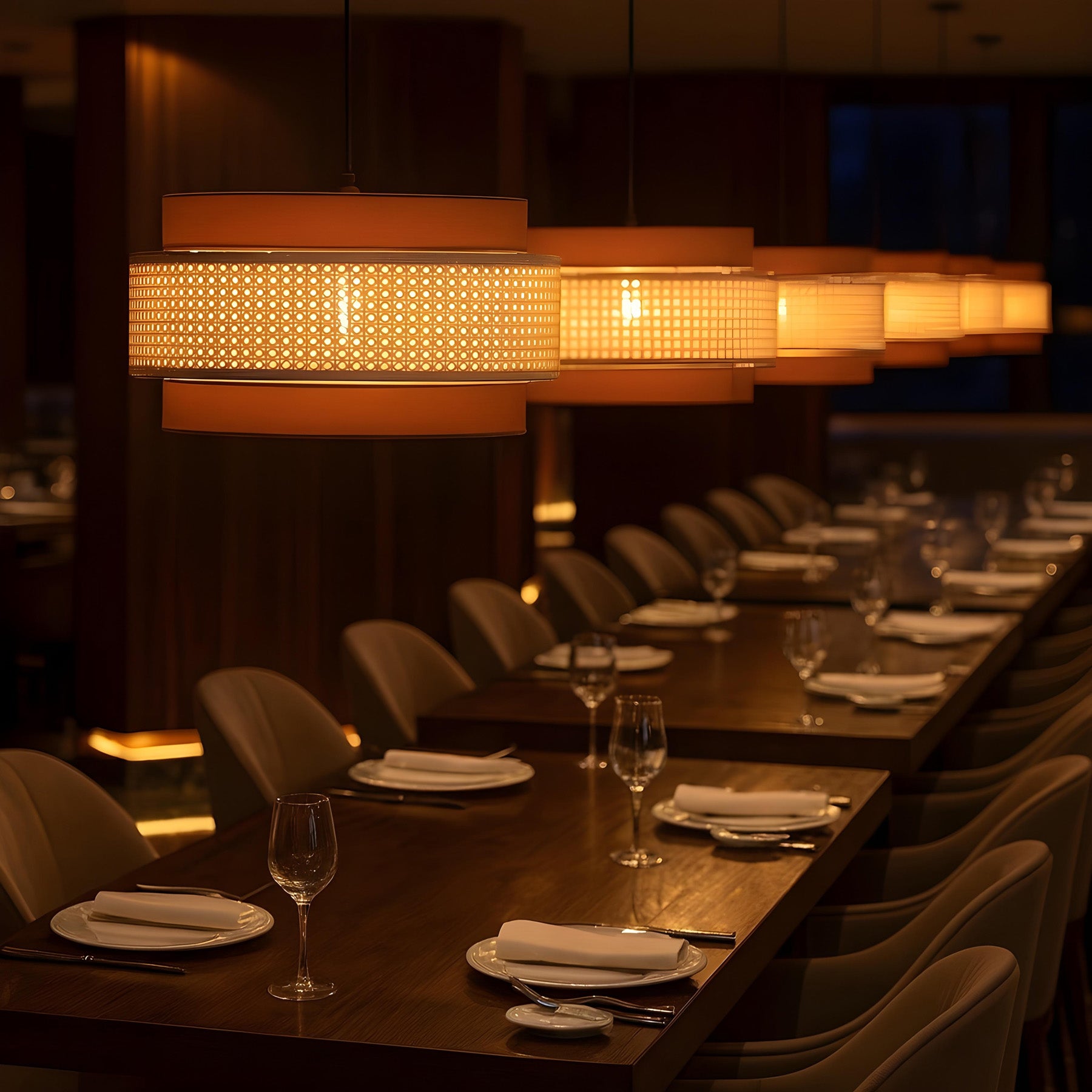 Cane Webbing Lamp | Cane Pendant Lamps