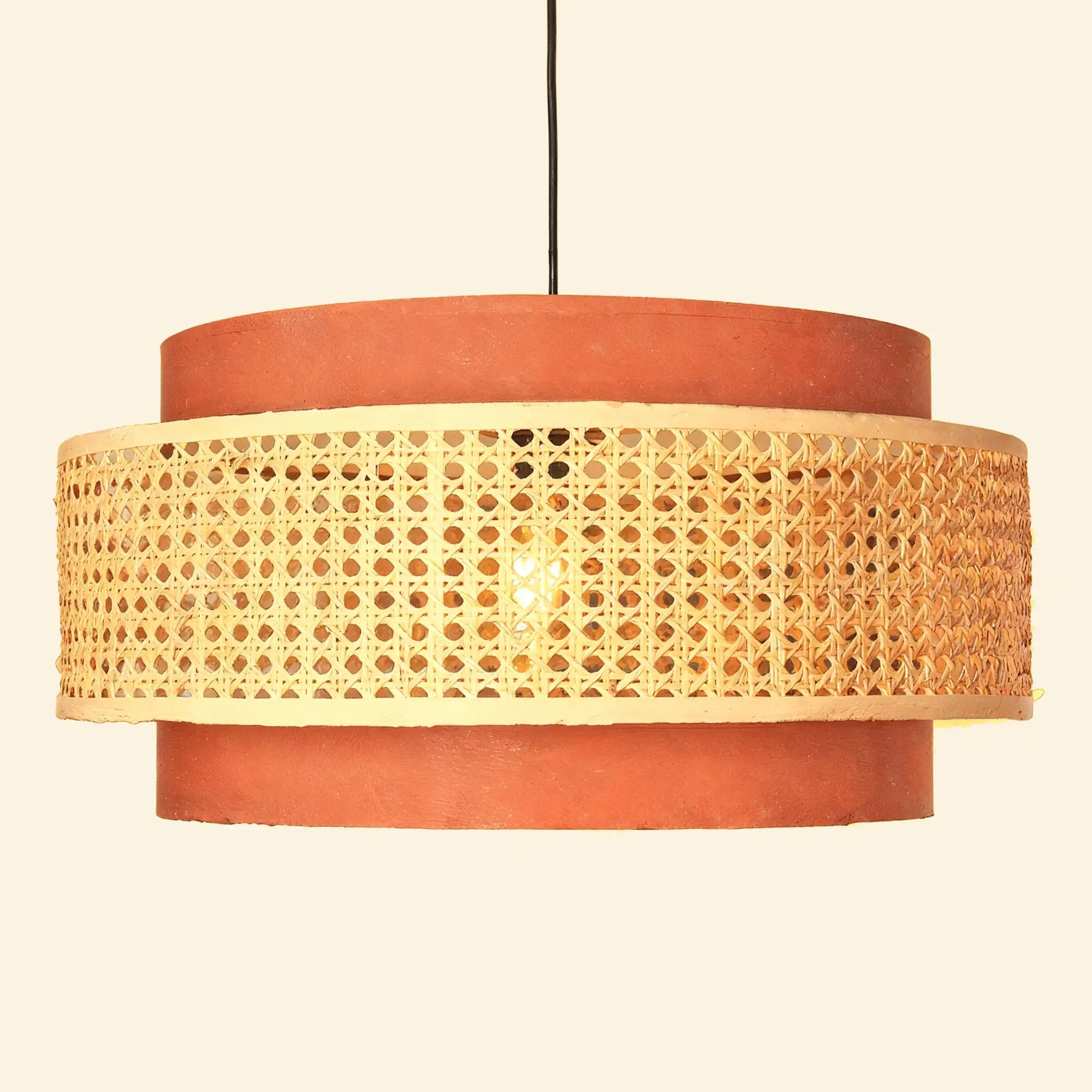 Cane Webbing Lamp | Cane Pendant Lamps