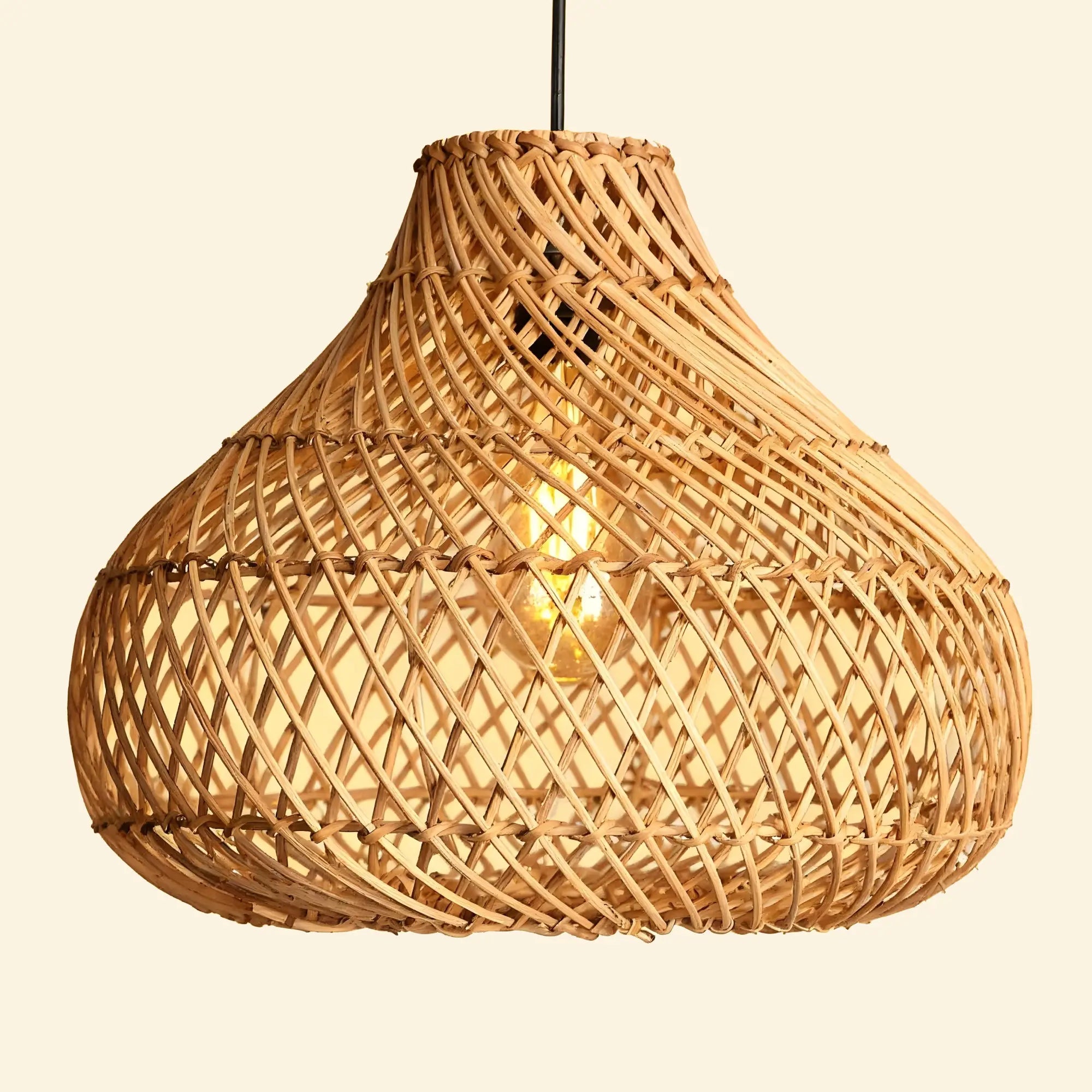 Handmade Bamboo Lamp | Handmade Rattan Light