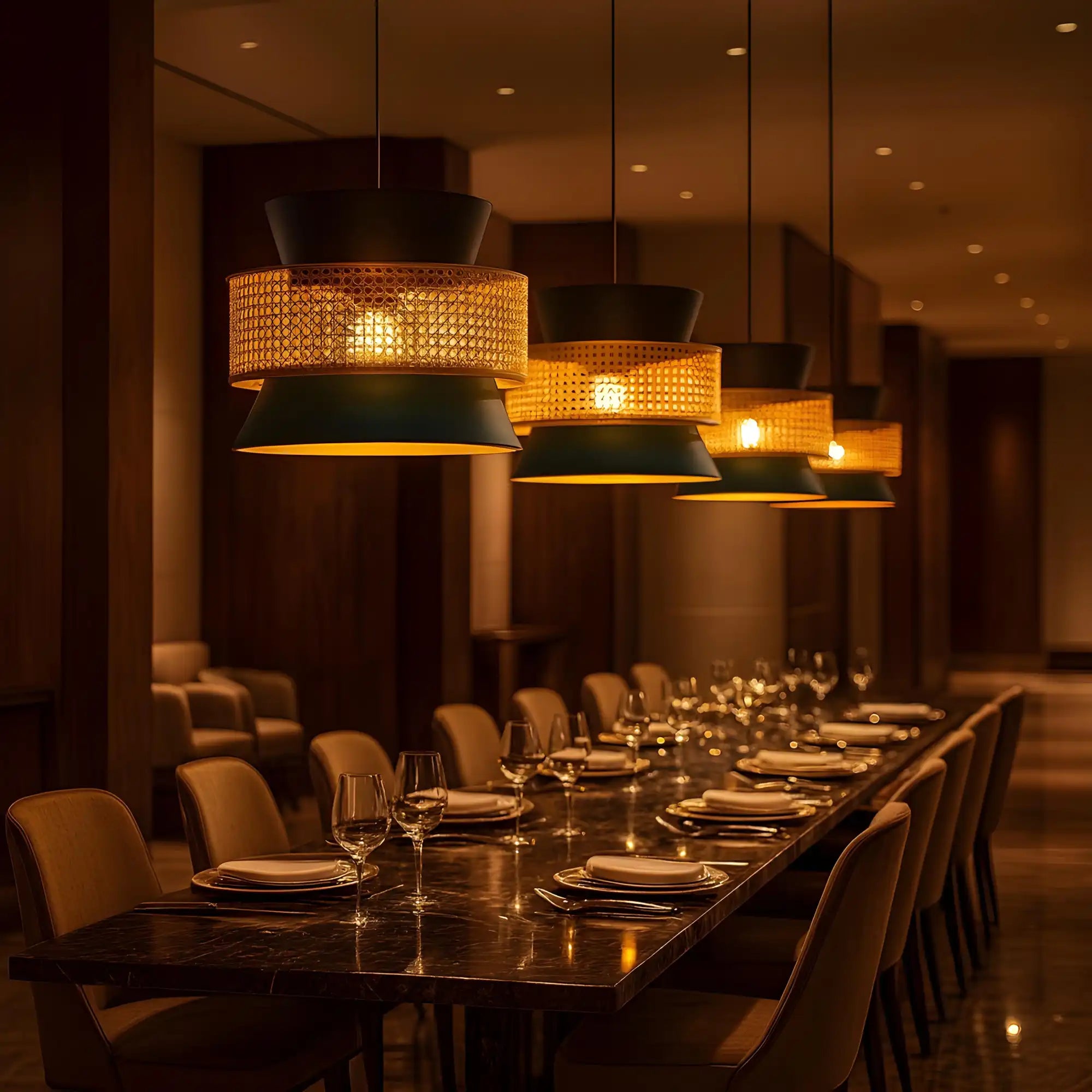 Hanging Cane Lamp | Handicraft Bamboo Pendant Lamp