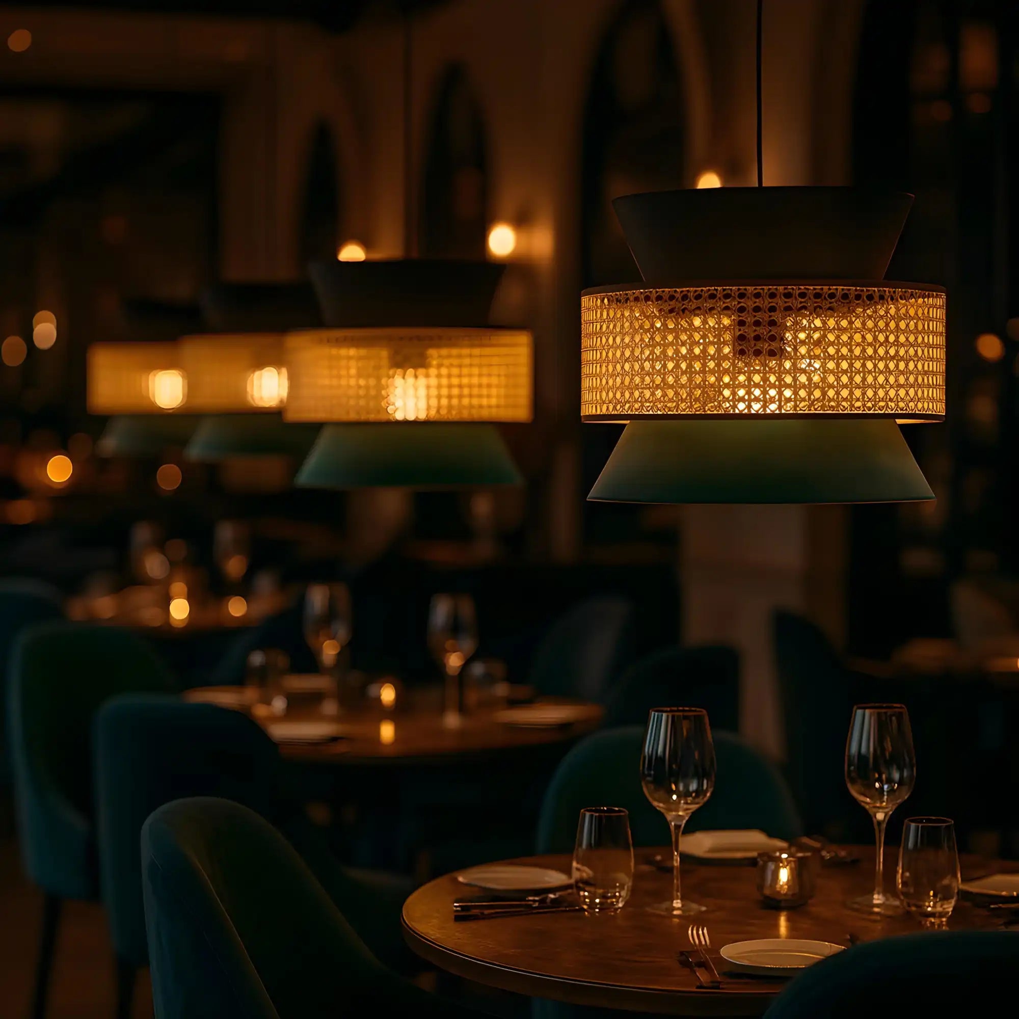 Hanging Cane Lamp | Handicraft Bamboo Pendant Lamp