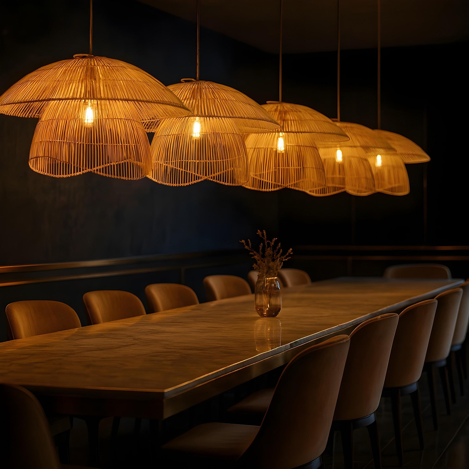 Handicraft Bamboo Lamp | Cane Pendant Lamp