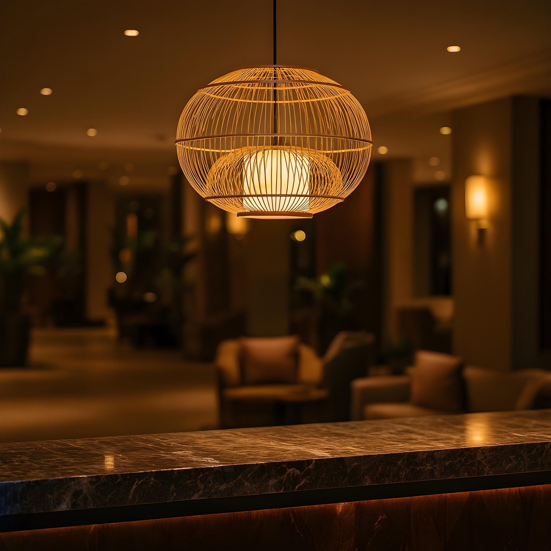 Decor Bamboo Lamp | Rattan Pendant Lamp