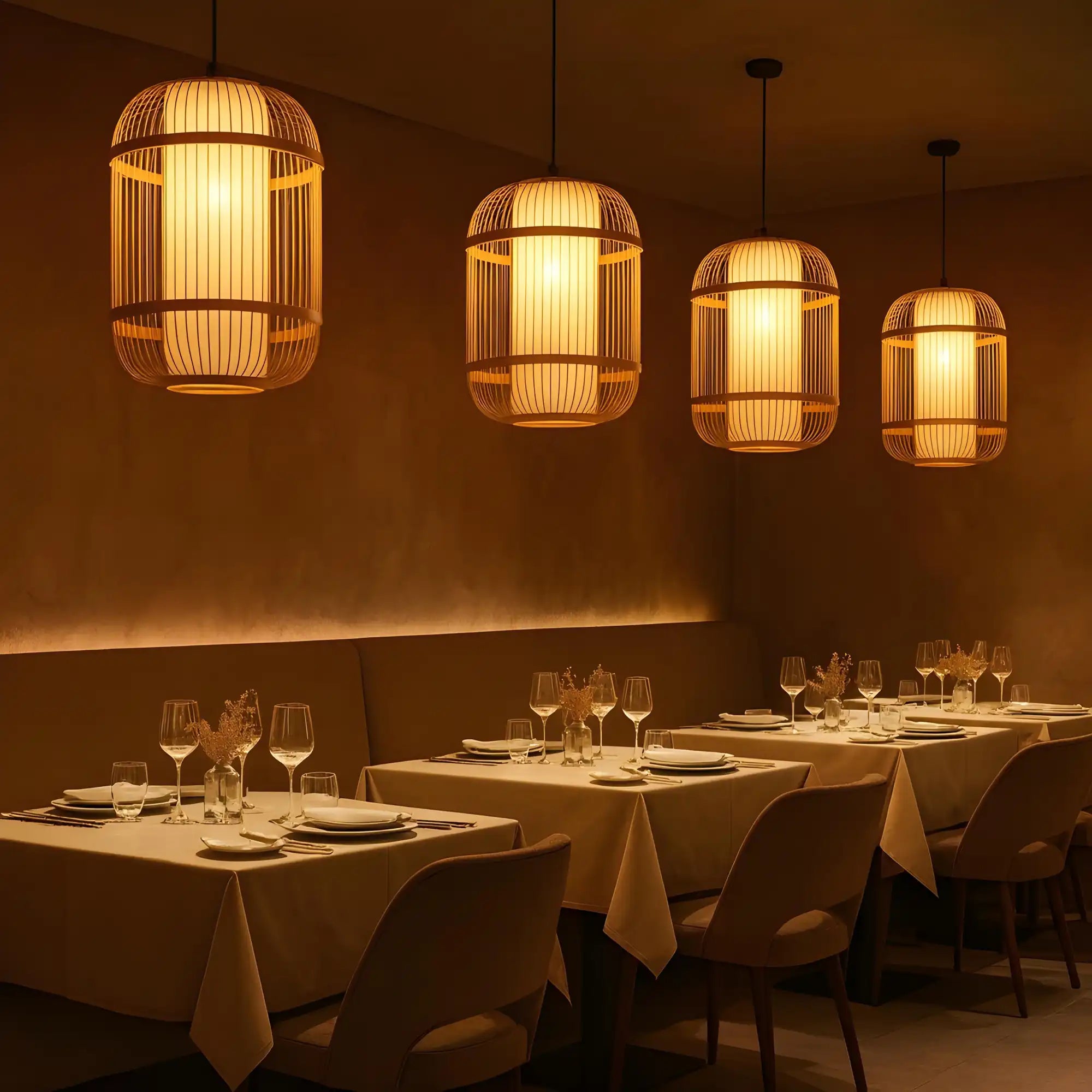 Bamboo Lamp | Rattan Pendant Lamp