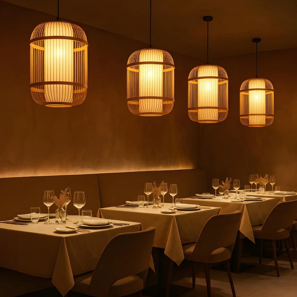 Bamboo Lamp | Rattan Pendant Lamp