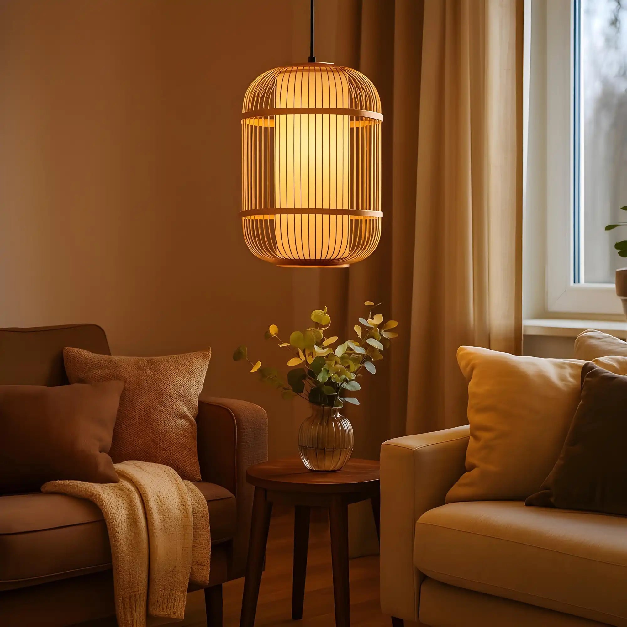 Bamboo Lamp | Rattan Pendant Lamp