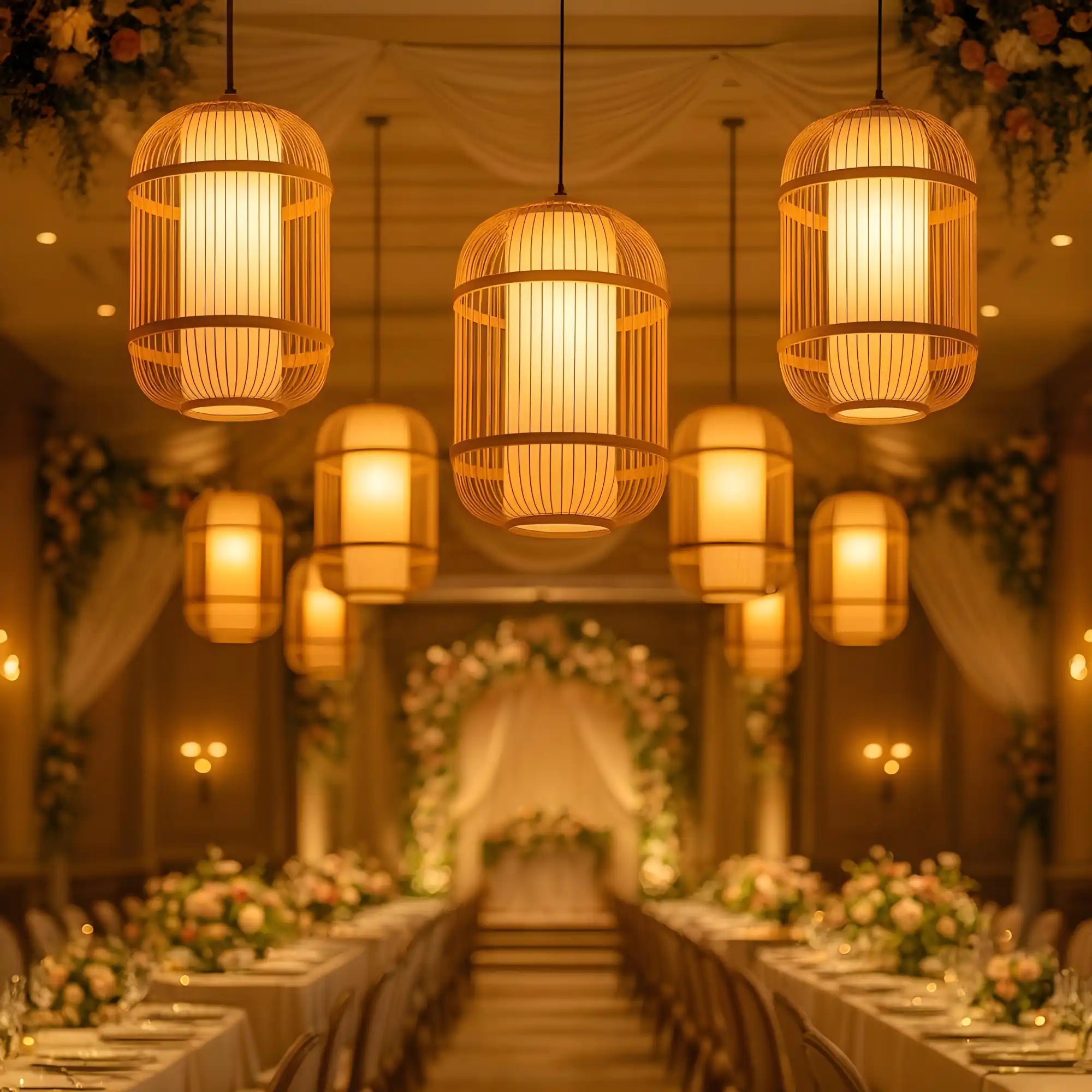 Bamboo Lamp | Rattan Pendant Lamp