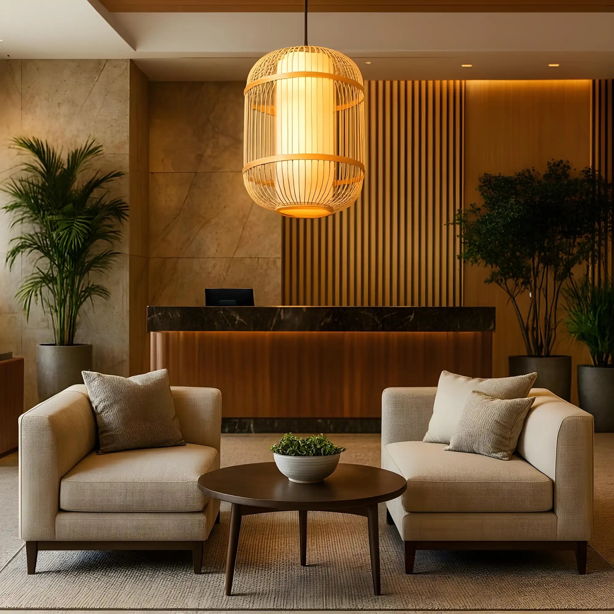 Bamboo Lamp | Rattan Pendant Lamp