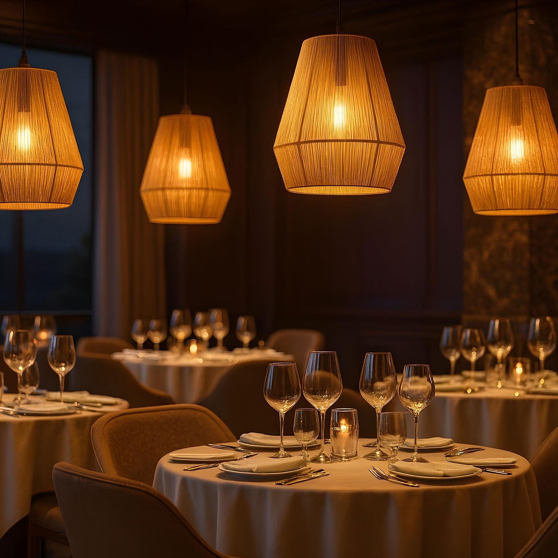 Jute Pendant Lamp | Rope Hanging Lights