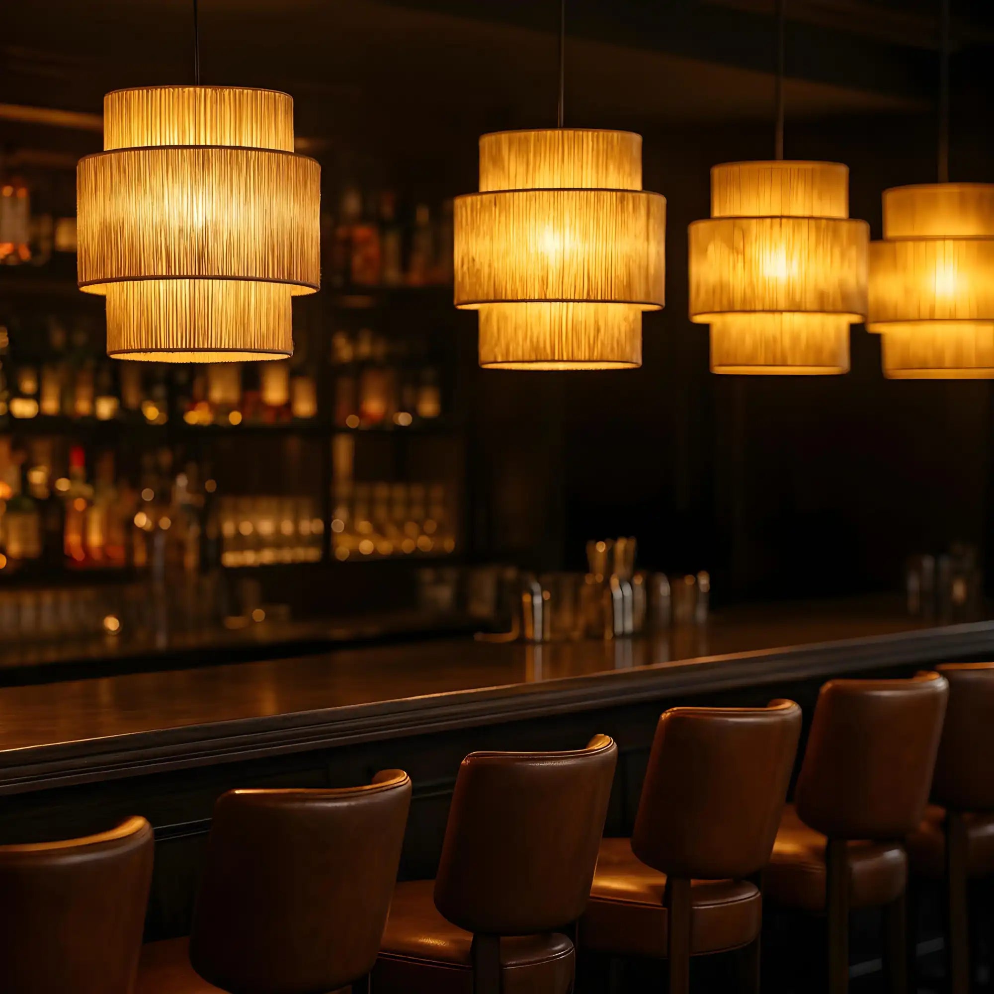 Raffia  ceiling Lamp  For Hall | handcrafted Pendant Lamp