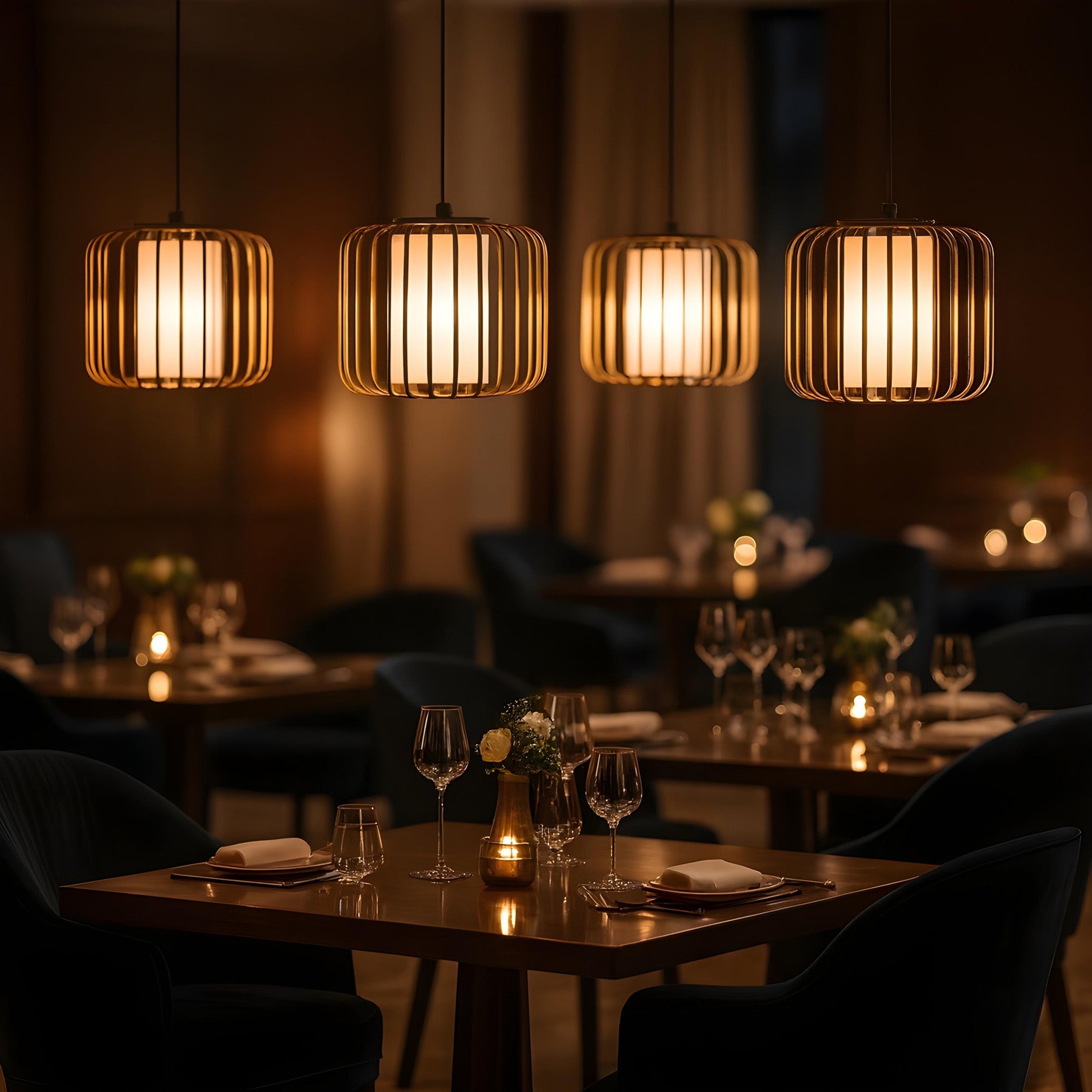 Handicraft Bamboo Ceiling Lamps | Decor Cafe Lights