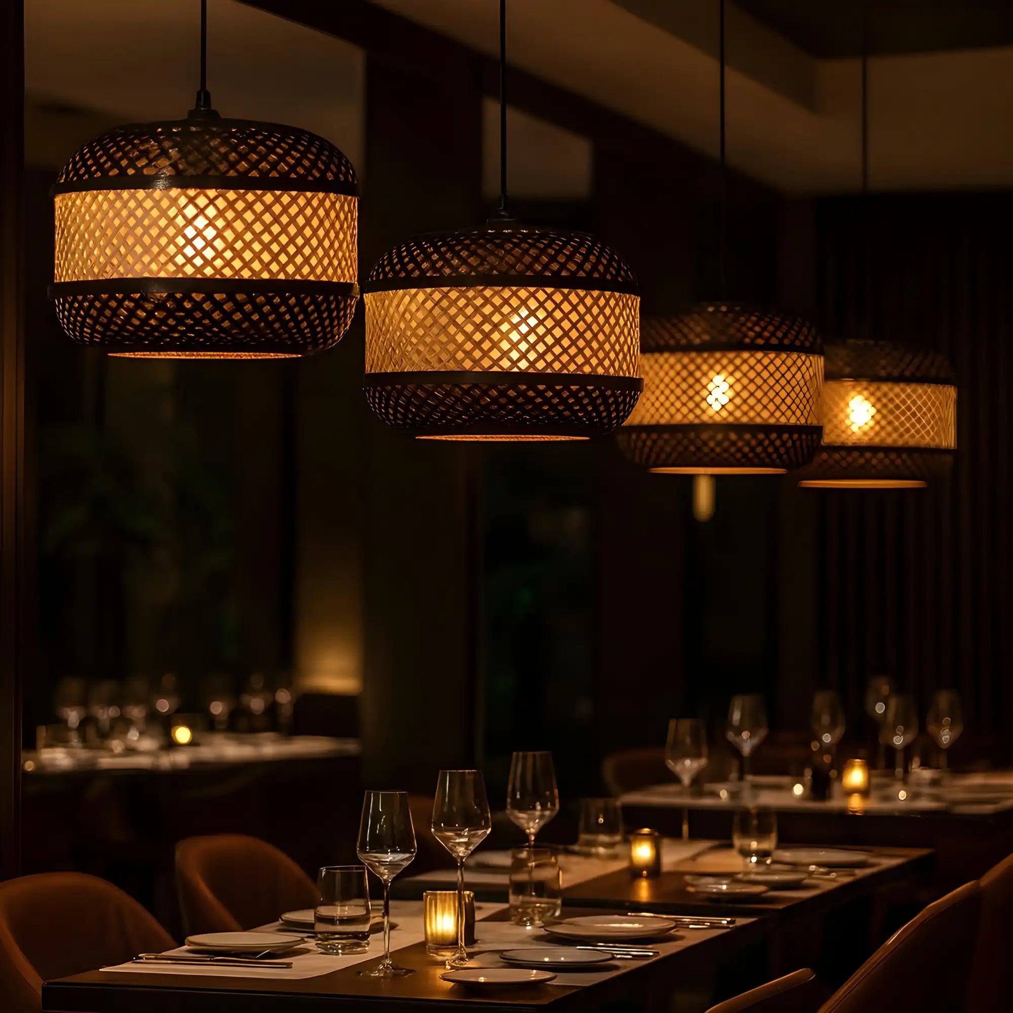 Handicraft Bamboo Lamps | Pendant Lampshade