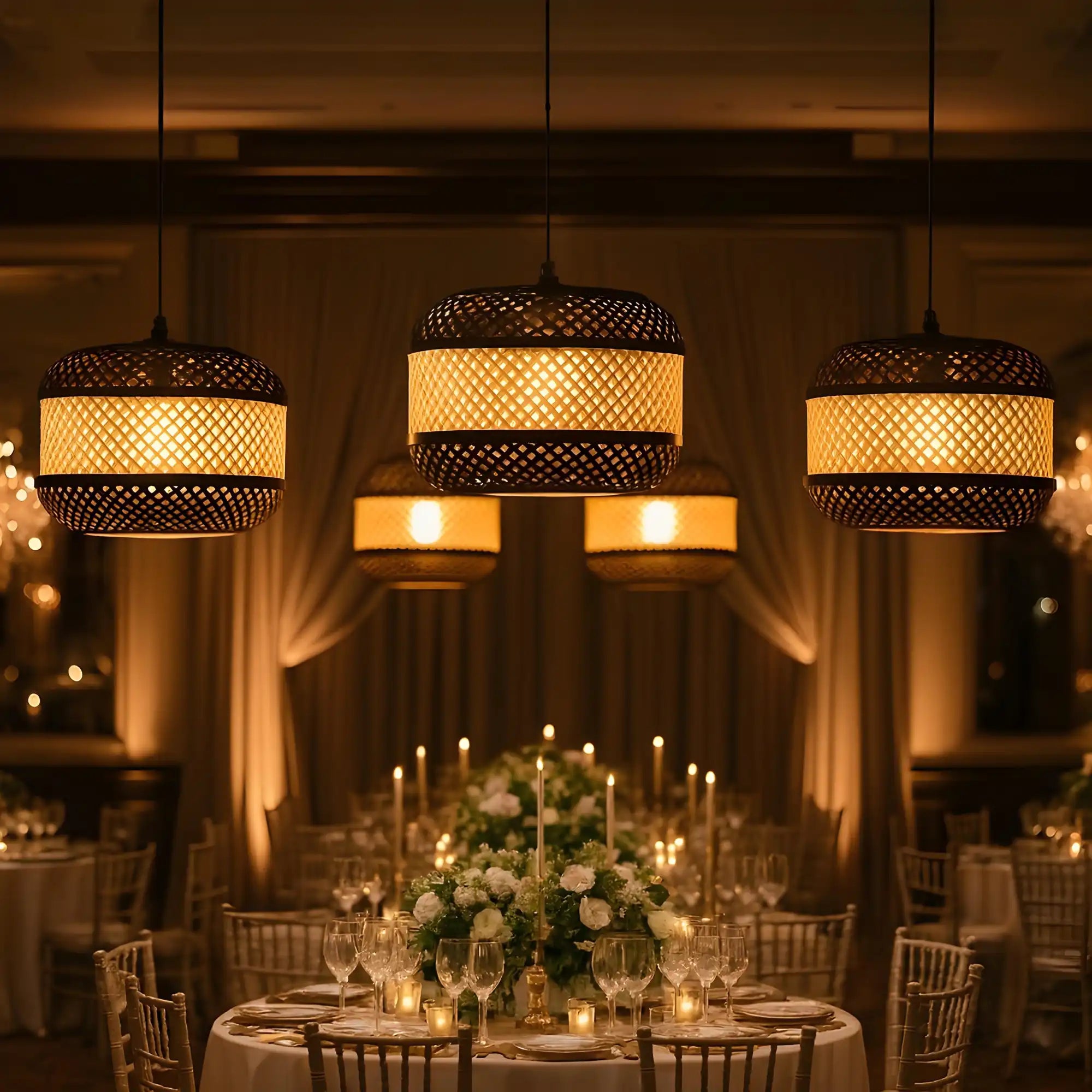 Handicraft Bamboo Lamps | Pendant Lampshade