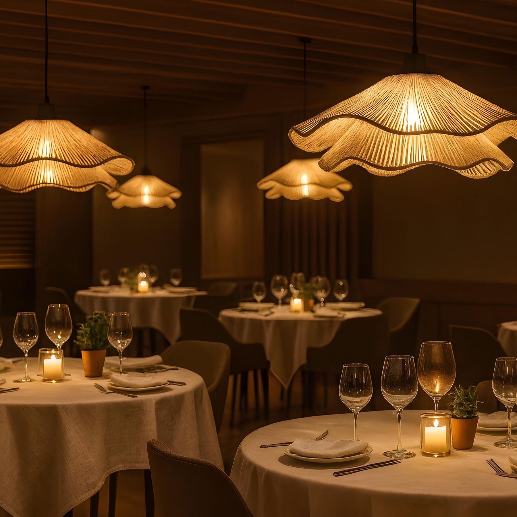 Handmade Raffia Pendant Lamp | Hemp Pendant Lamp