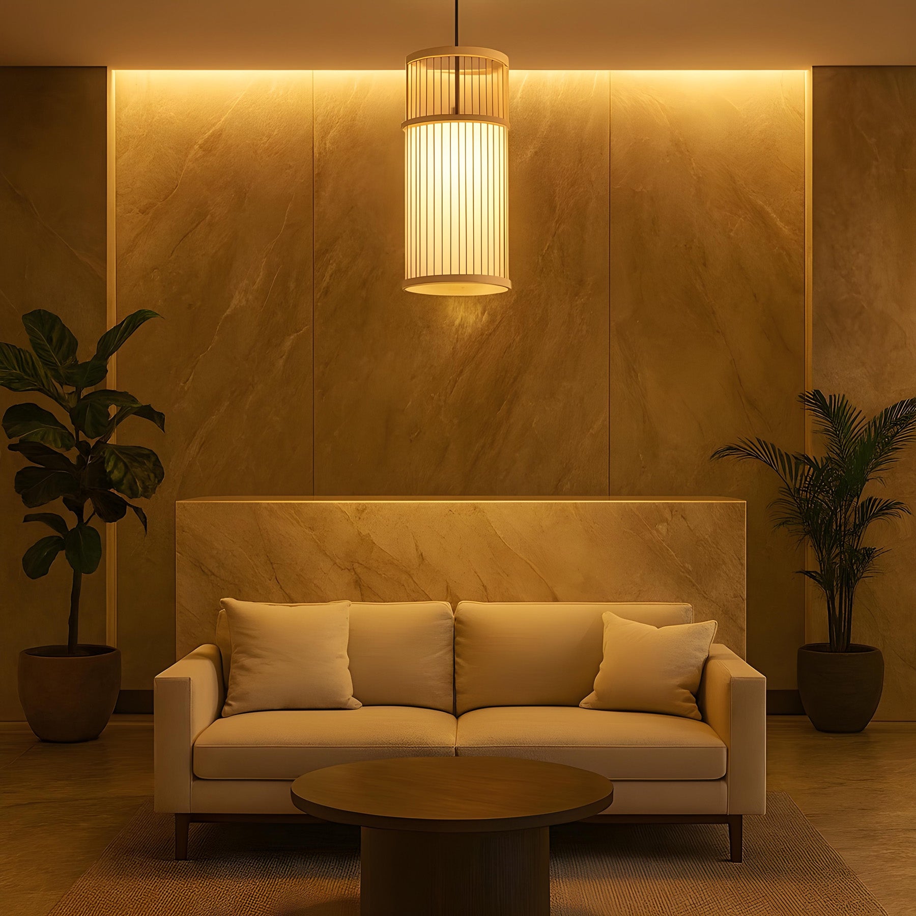Bamboo Ceiling Lamps For Living Room | Ceiling Pendant Lights
