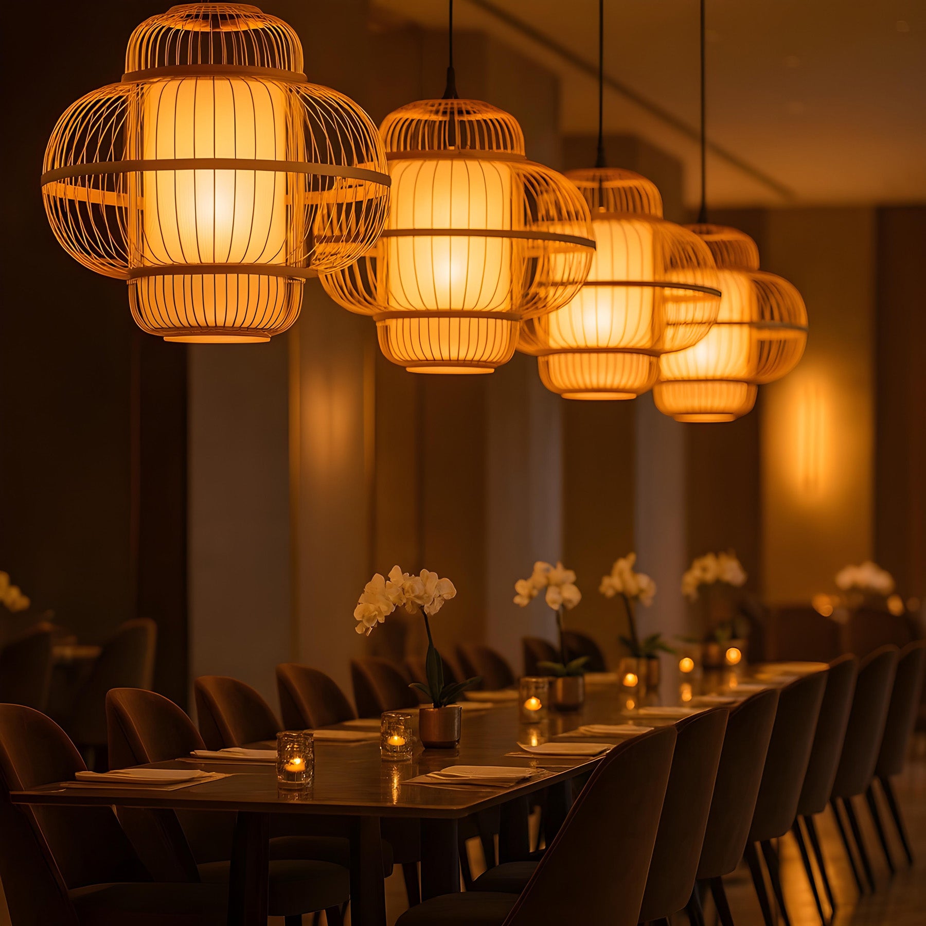 Bamboo Pendant Lamps | Bamboo Ceiling lights