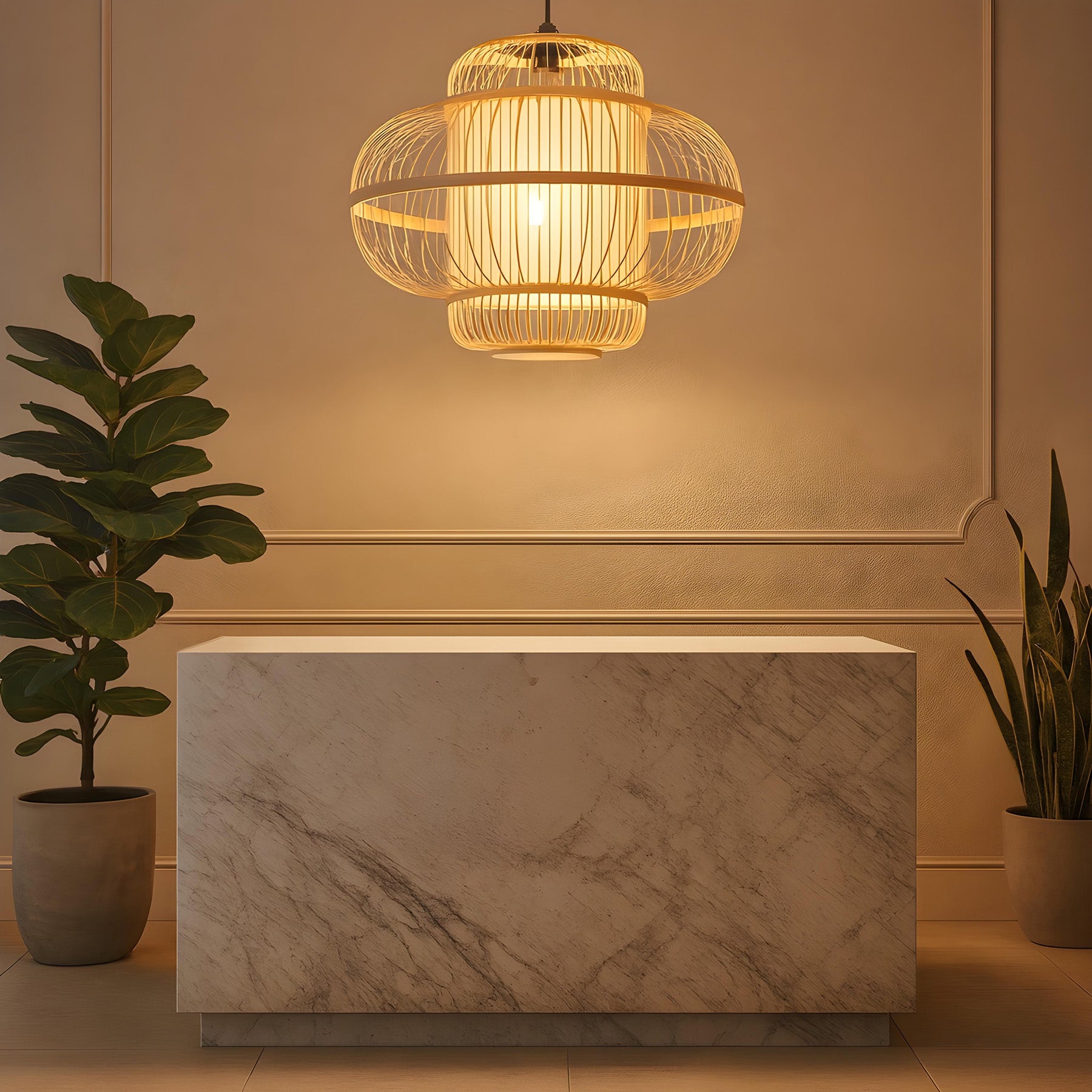 Bamboo Pendant Lamps | Bamboo Ceiling lights