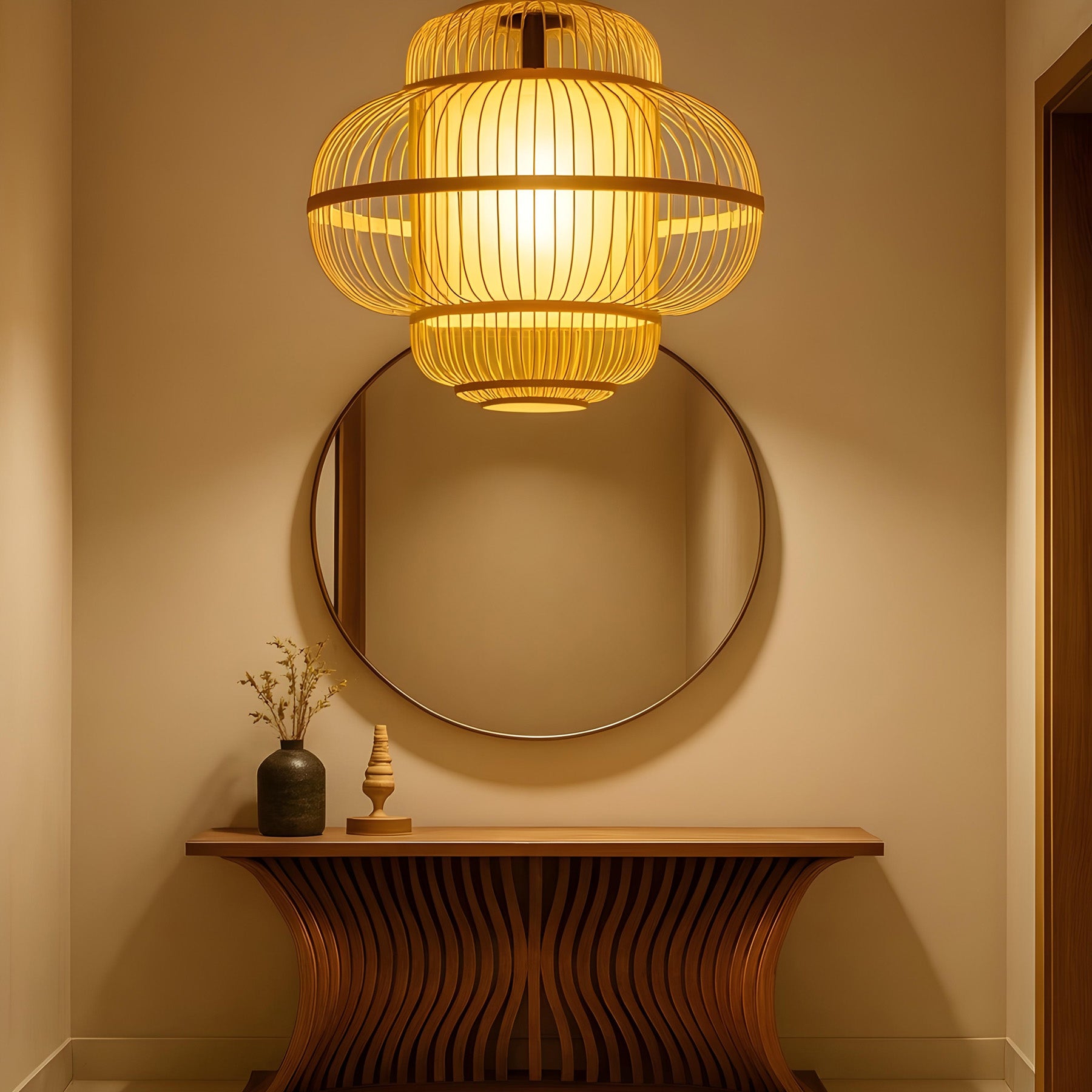Bamboo Pendant Lamps | Bamboo Ceiling lights