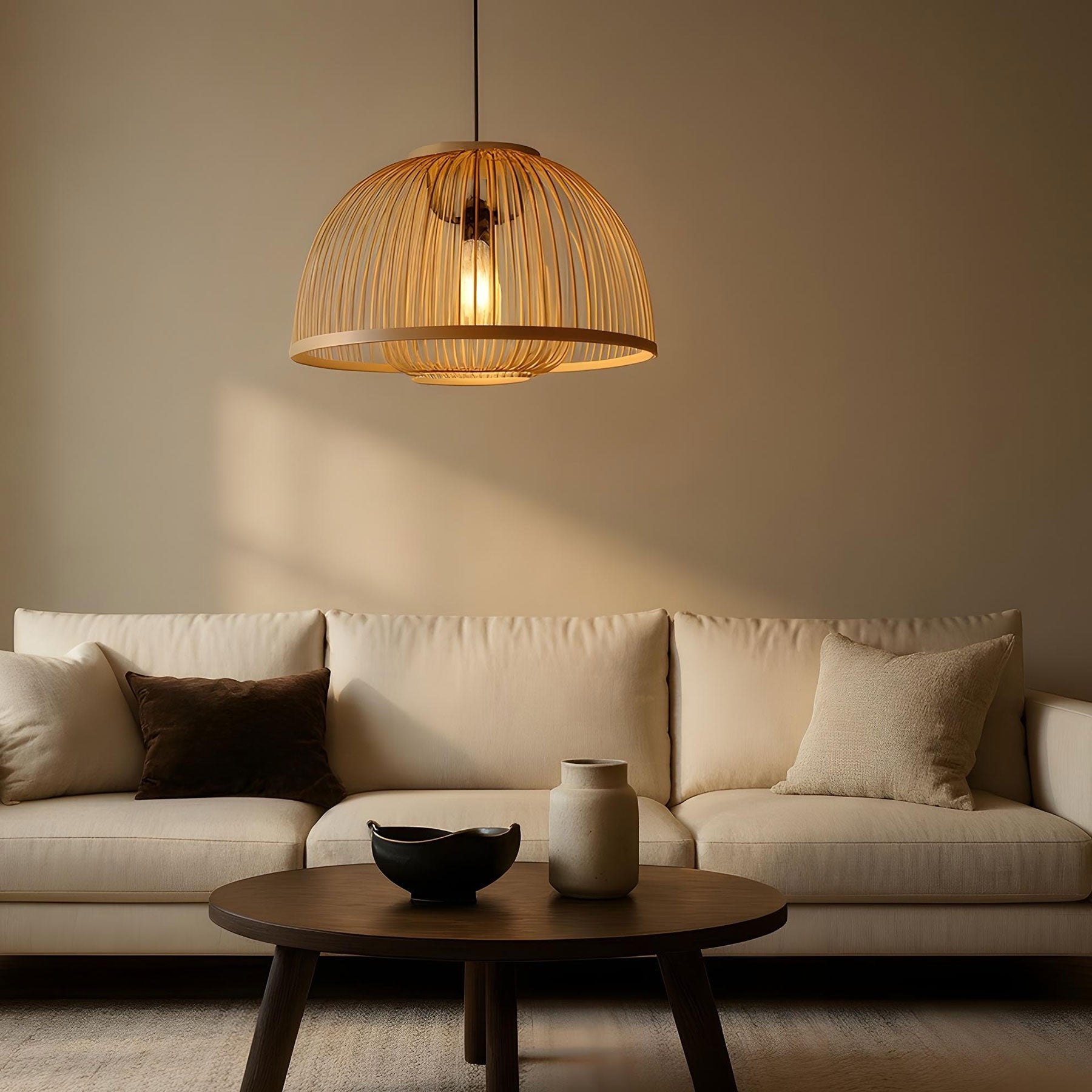 Bamboo Pendant Lampshades | Bamboo Hanging Lights