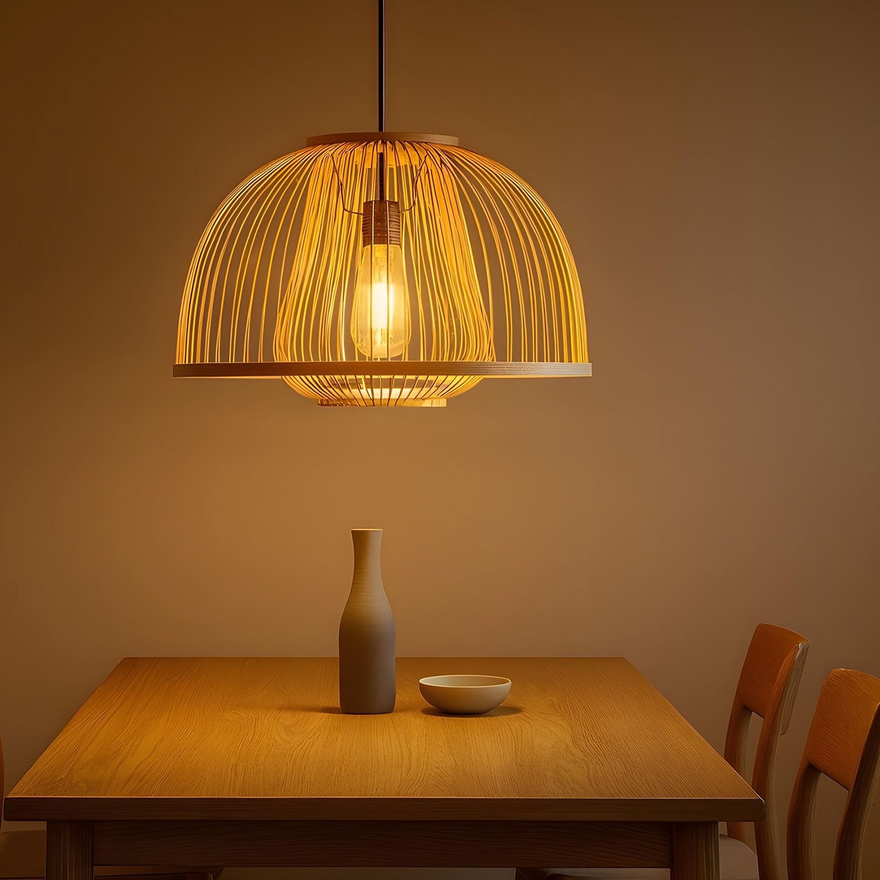 Bamboo Pendant Lampshades | Bamboo Hanging Lights