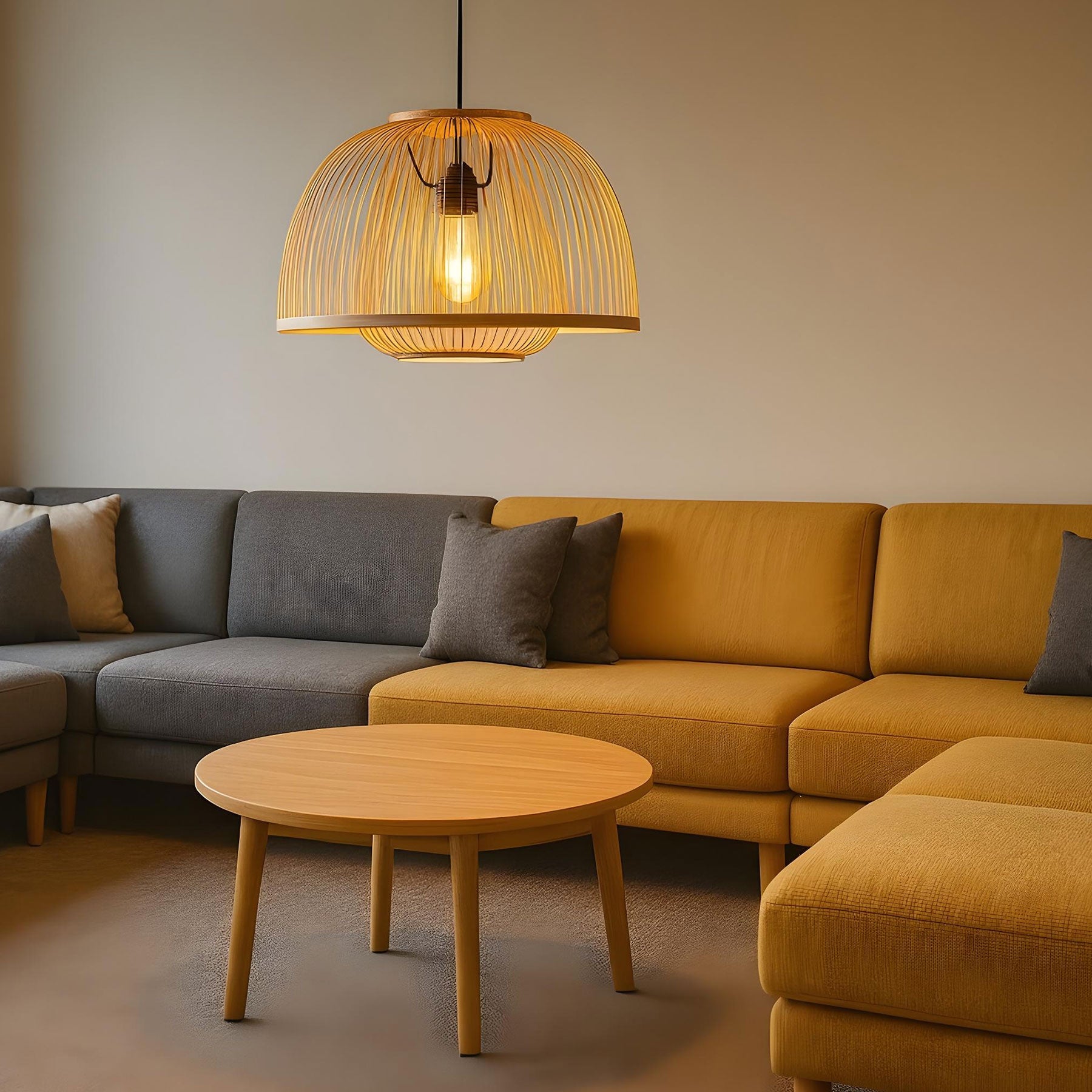 Bamboo Pendant Lampshades | Bamboo Hanging Lights