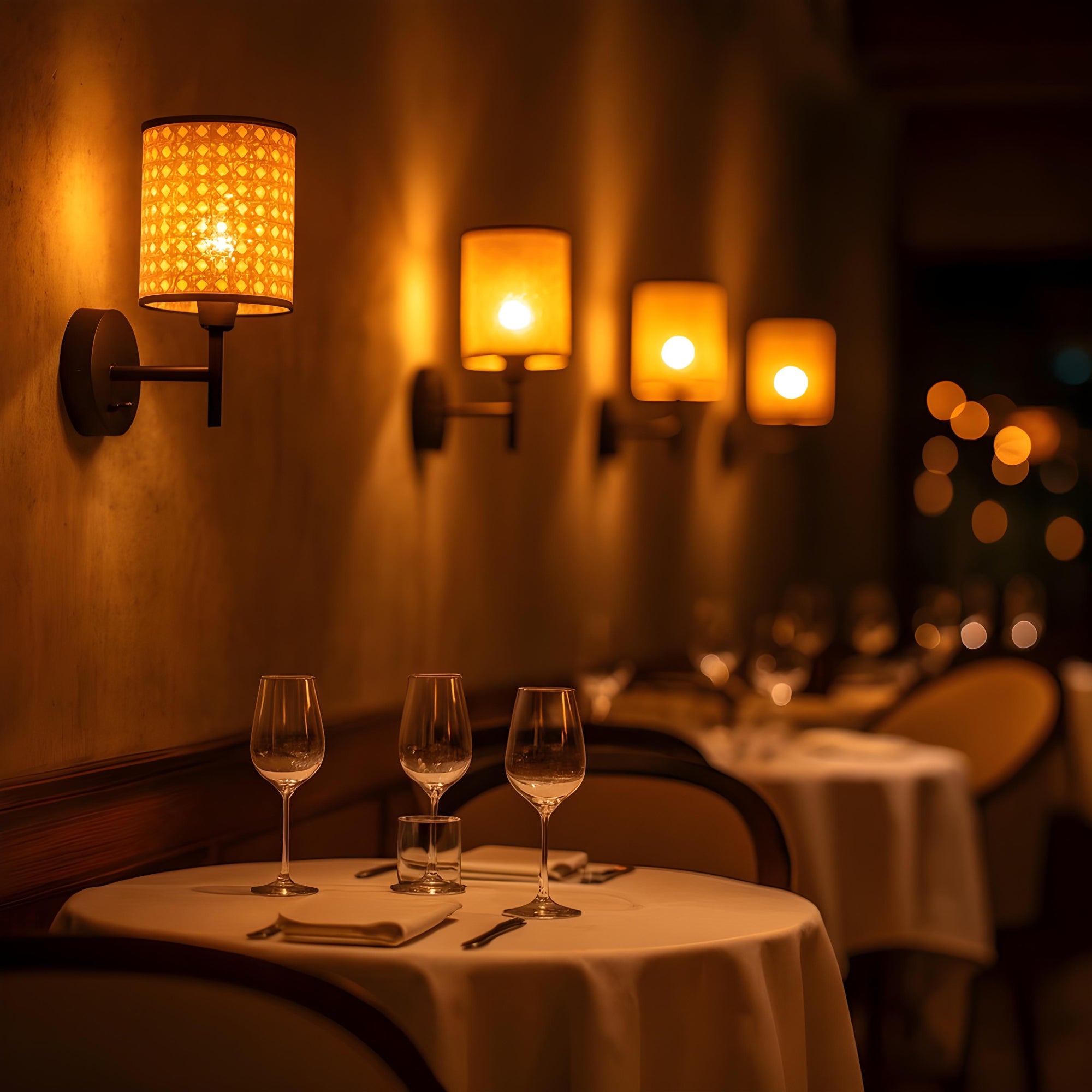 Handicraft Wall Lamp | Cane Webbing Wall Lamp